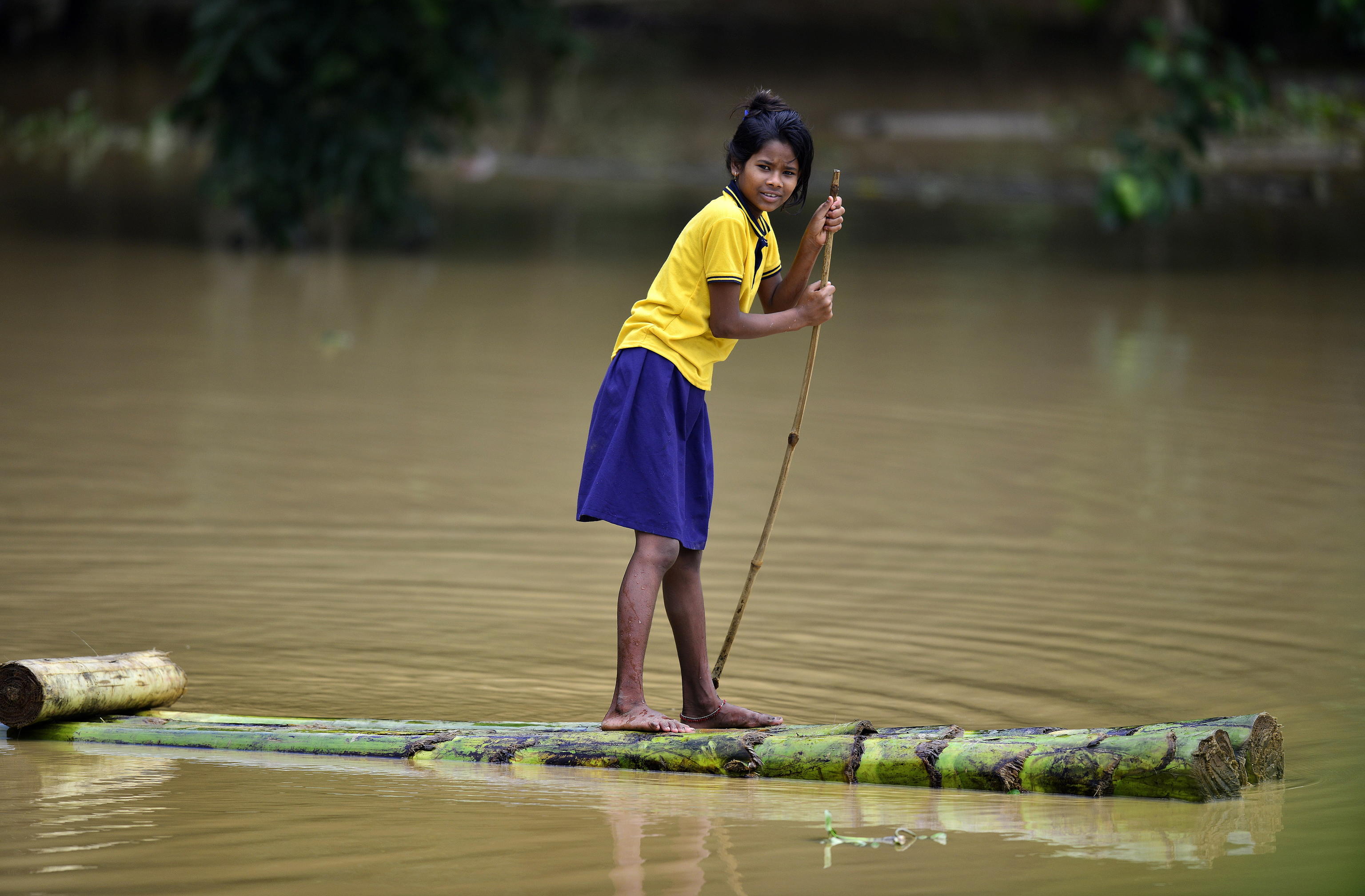 inondazioni india EPA/STR