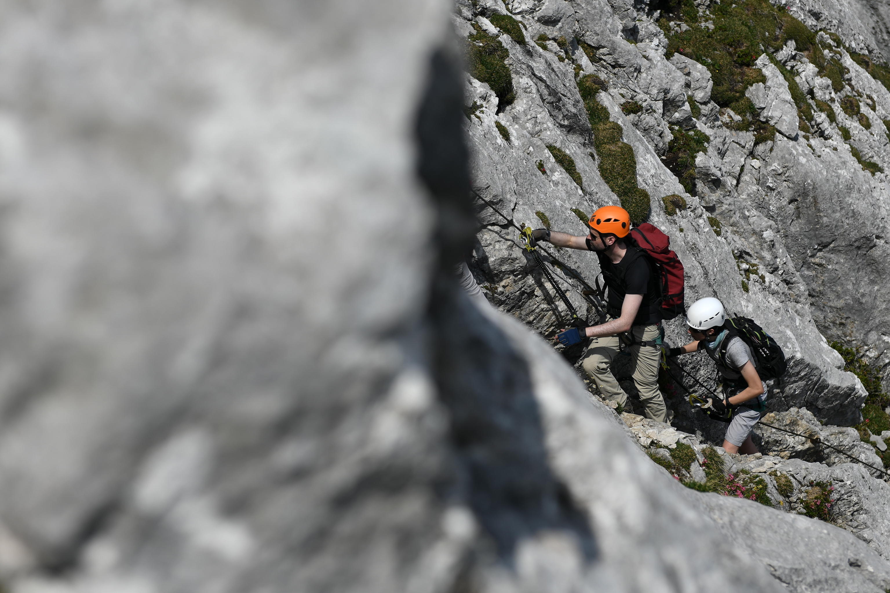 ferrata alpi escursionista
