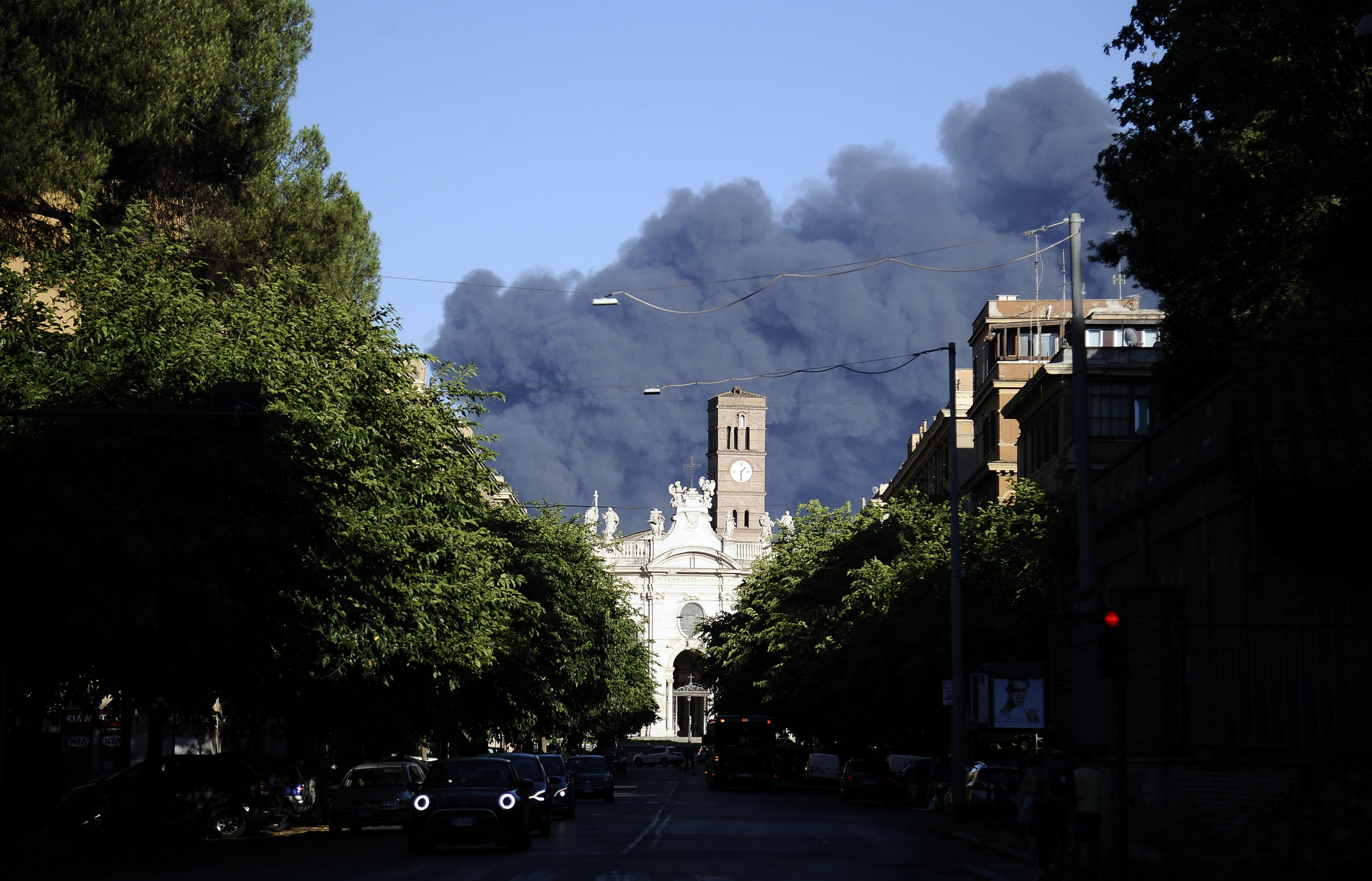 incendio roma