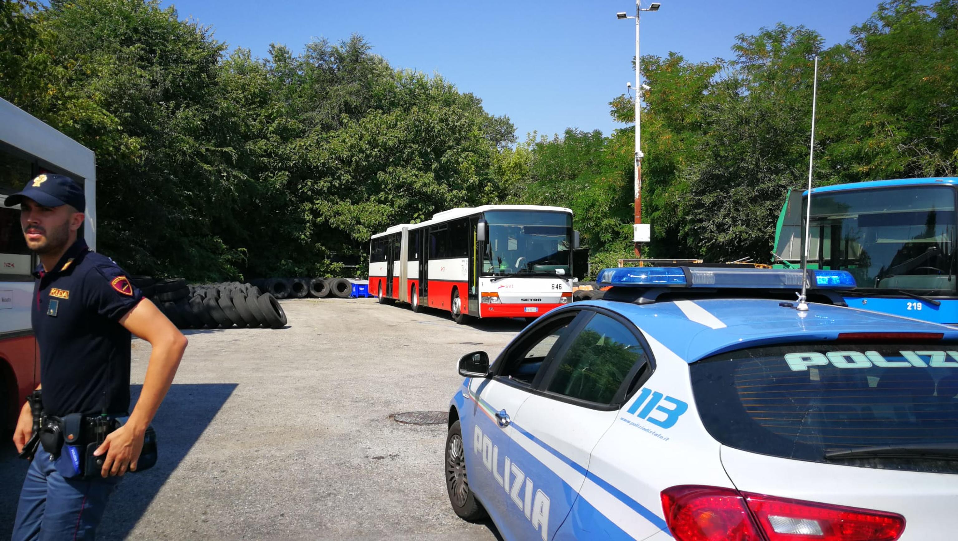 polizia vicenza bus