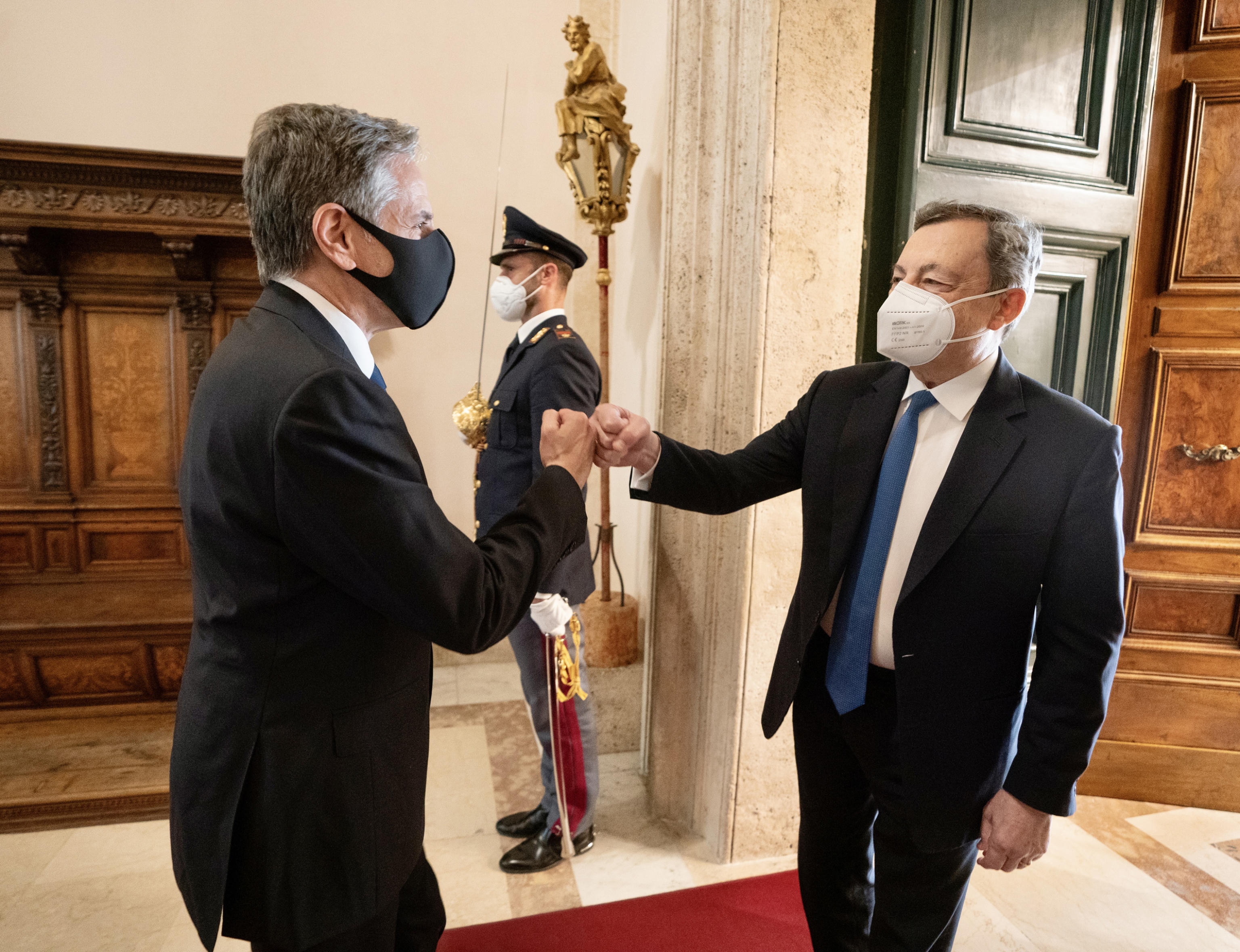 ANSA/ CHIGI PALACE PRESS OFFICE/ FILIPPO ATTILI