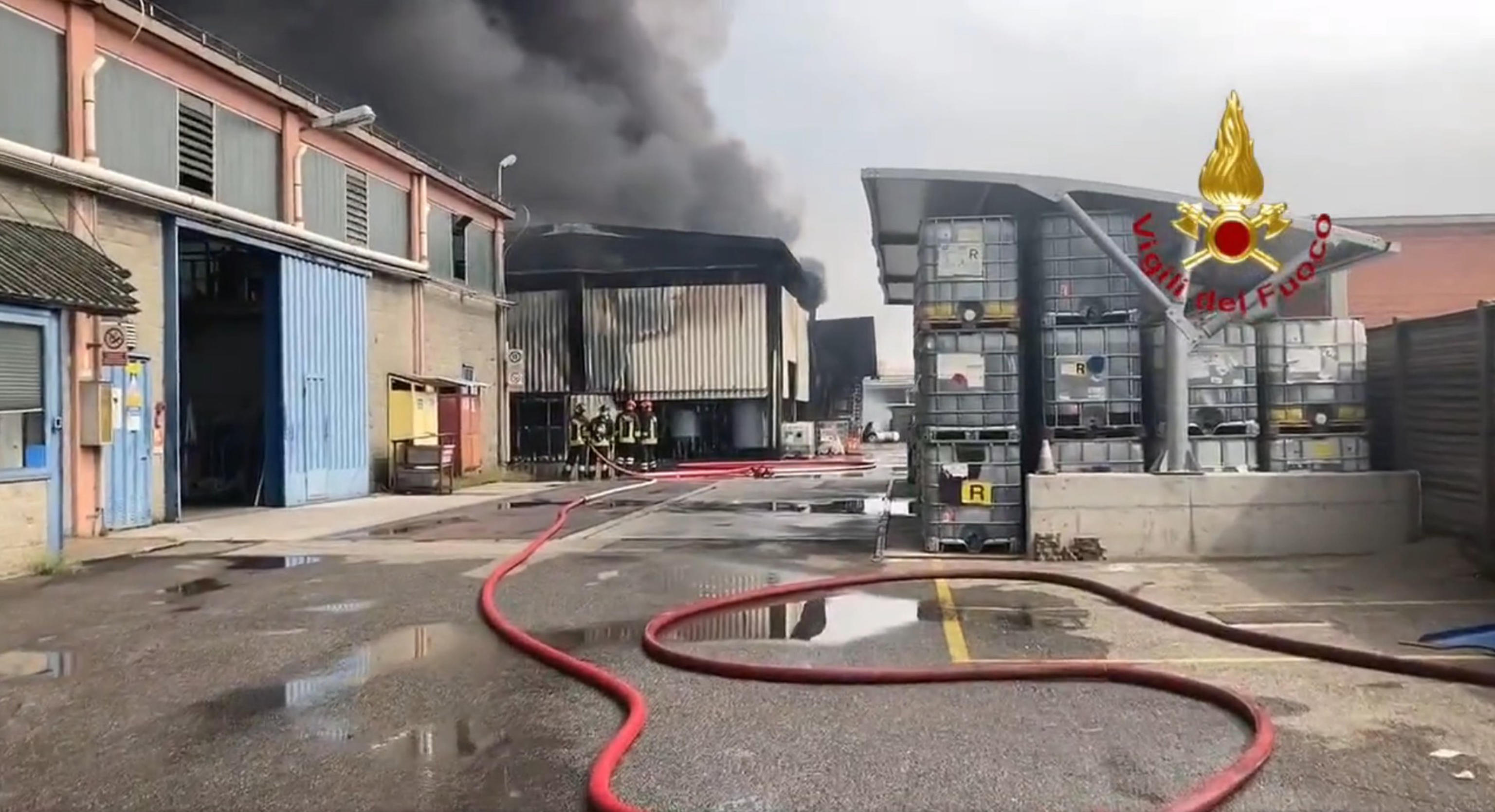 incendio nitrolchimica