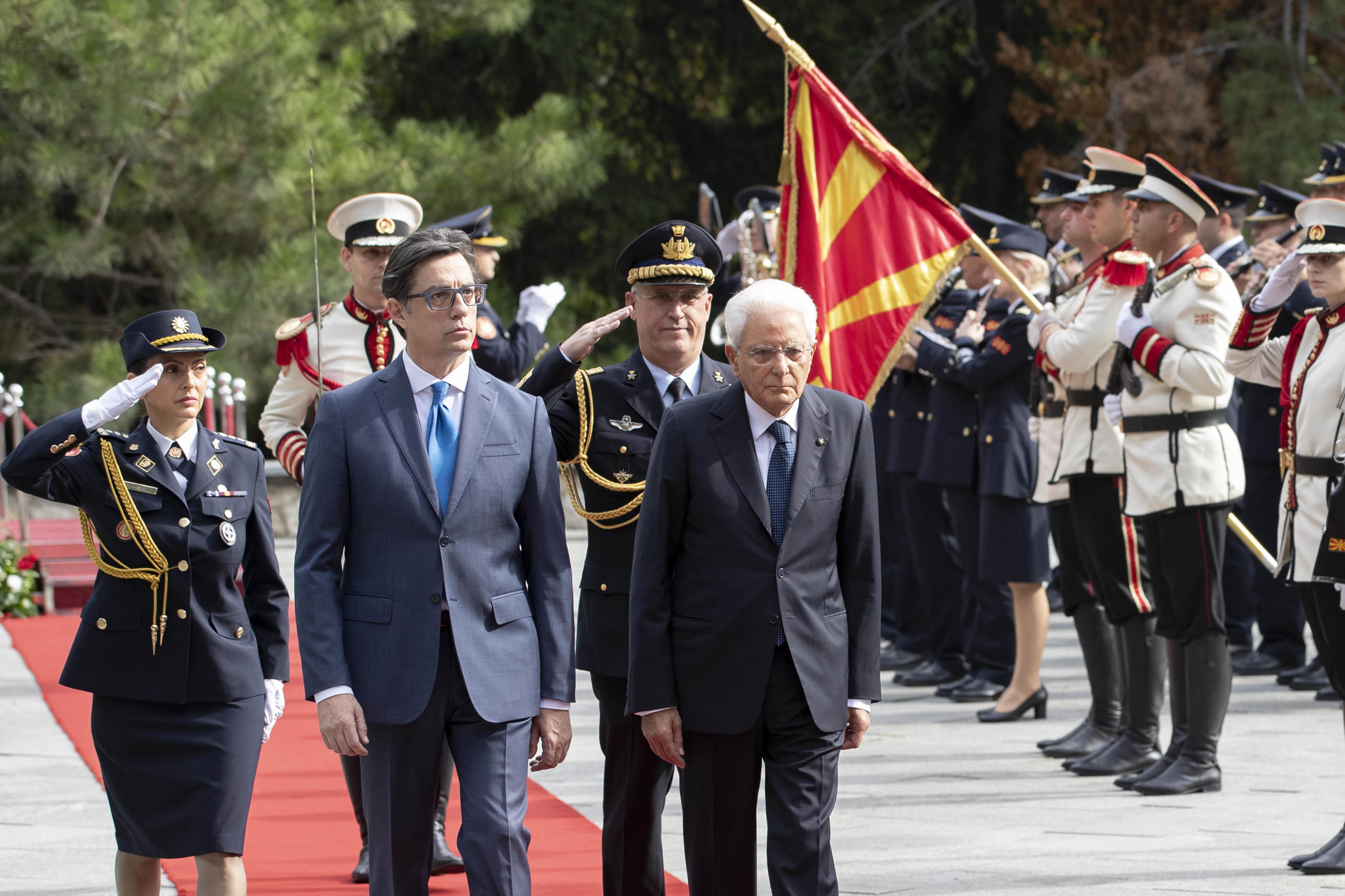 Mattarella a Skopje
