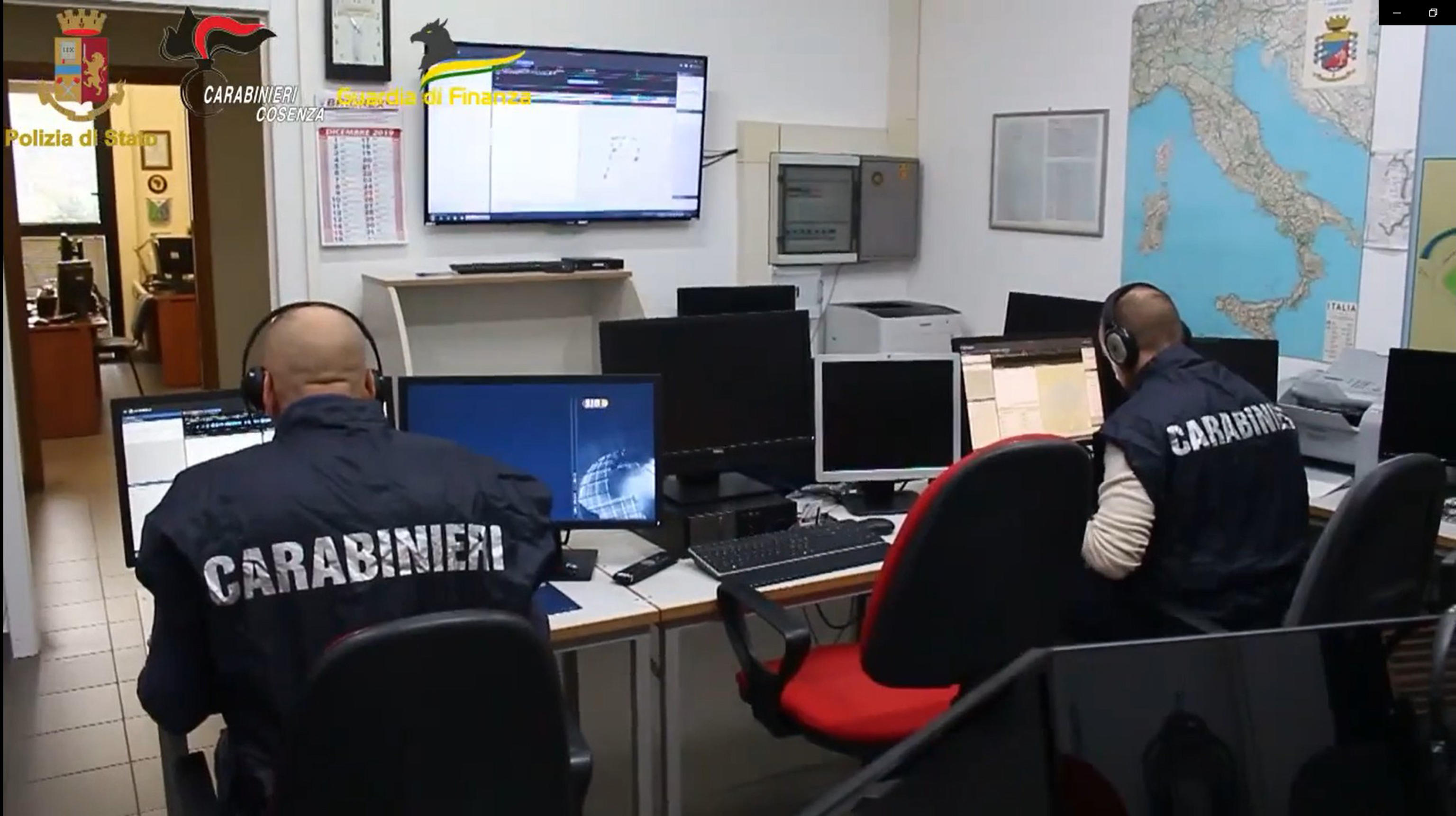 Ndrangheta polizia