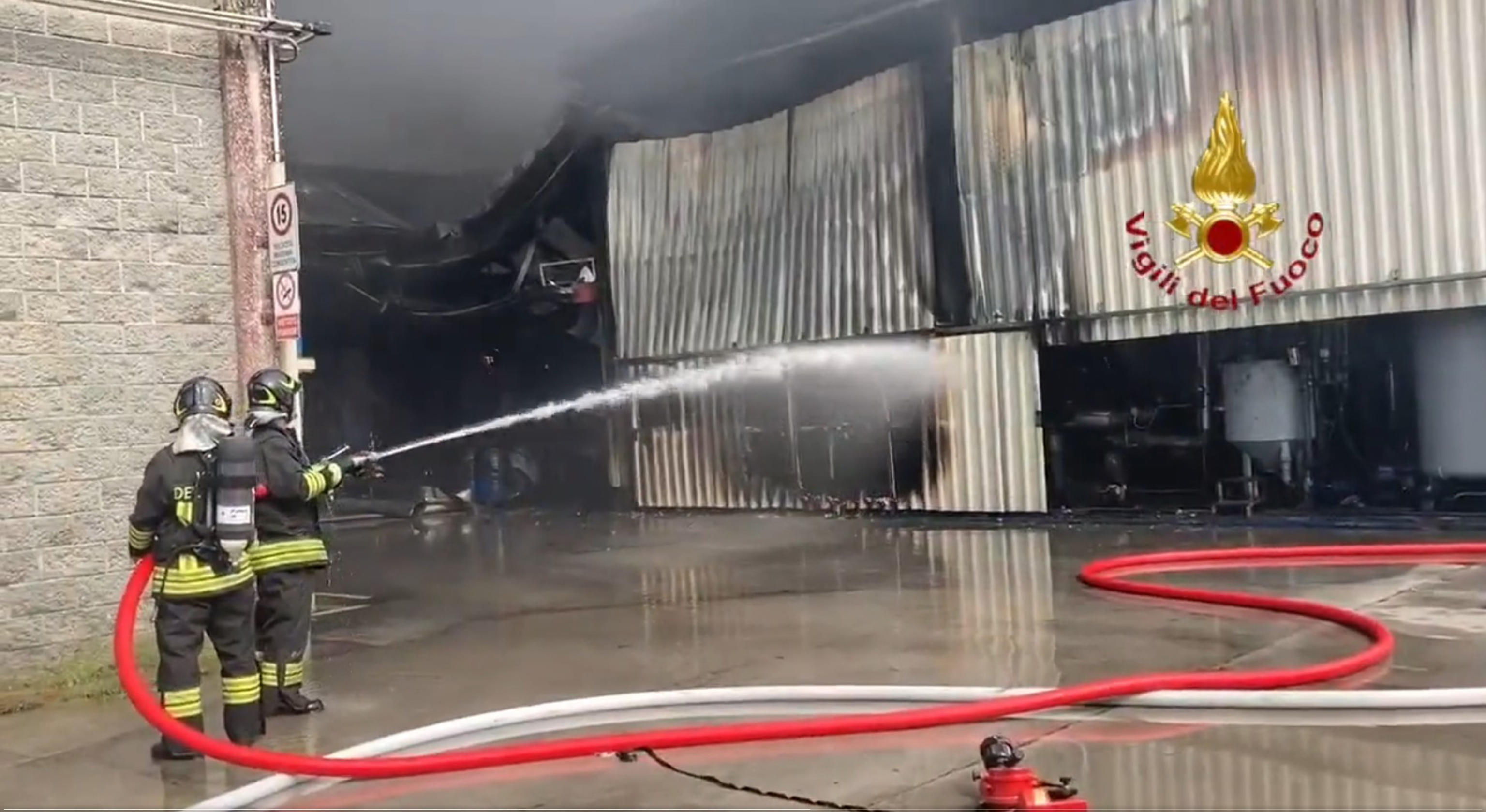 incendio nitrolchimica