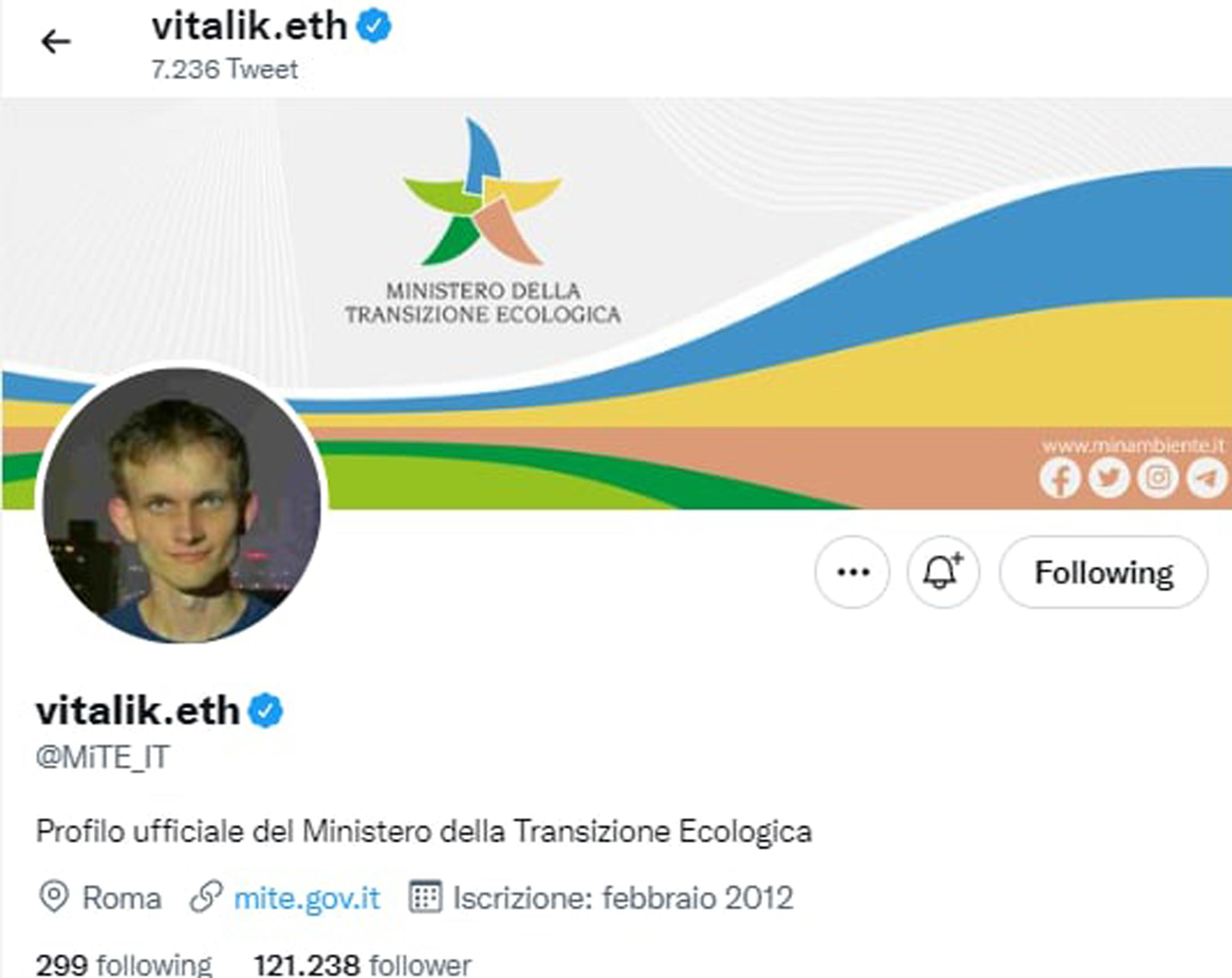 ANSA/TWITTER/MITE
