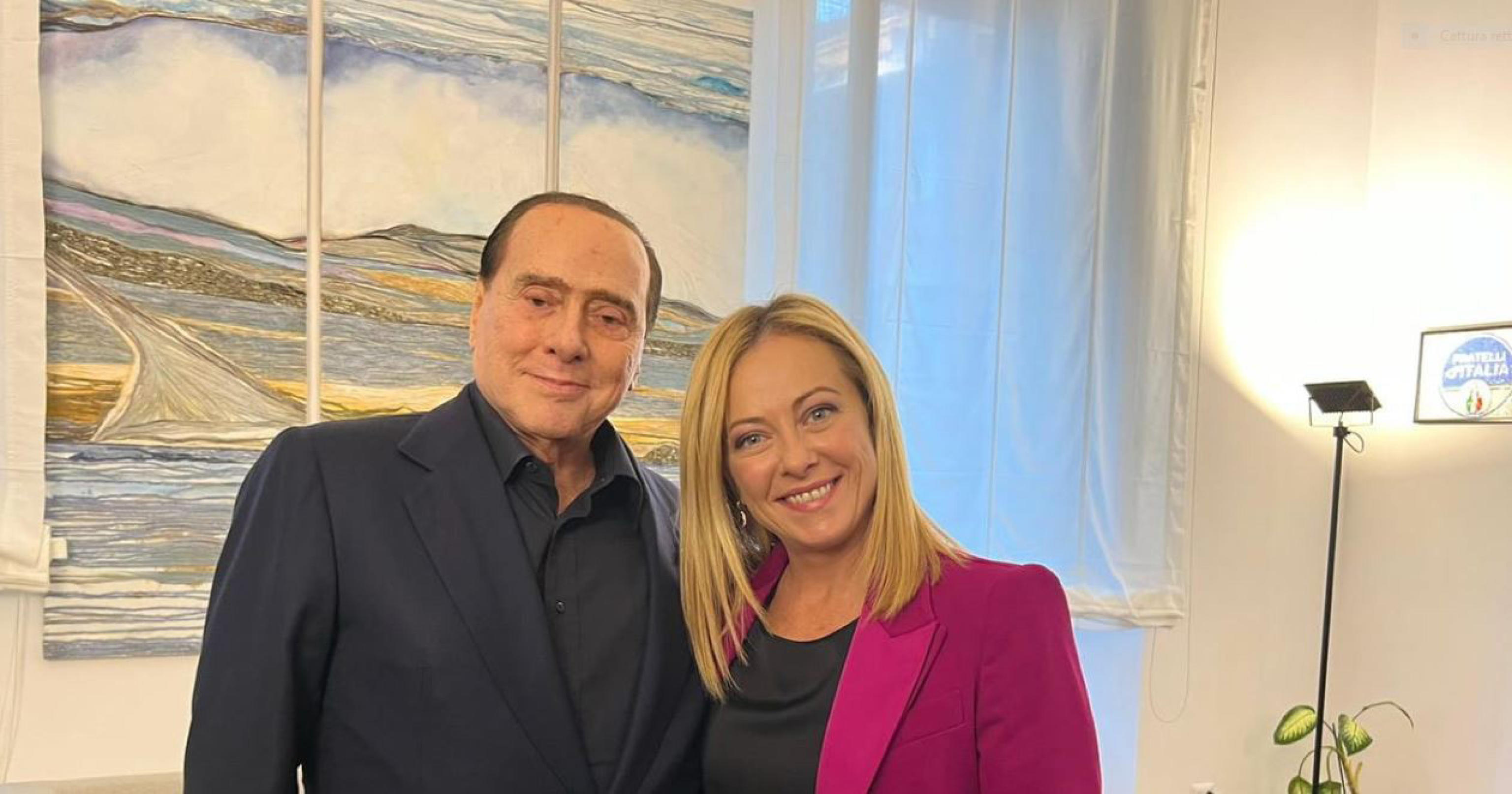 ANSA/UFFICIO STAMPA FRATELLI D'ITALIA