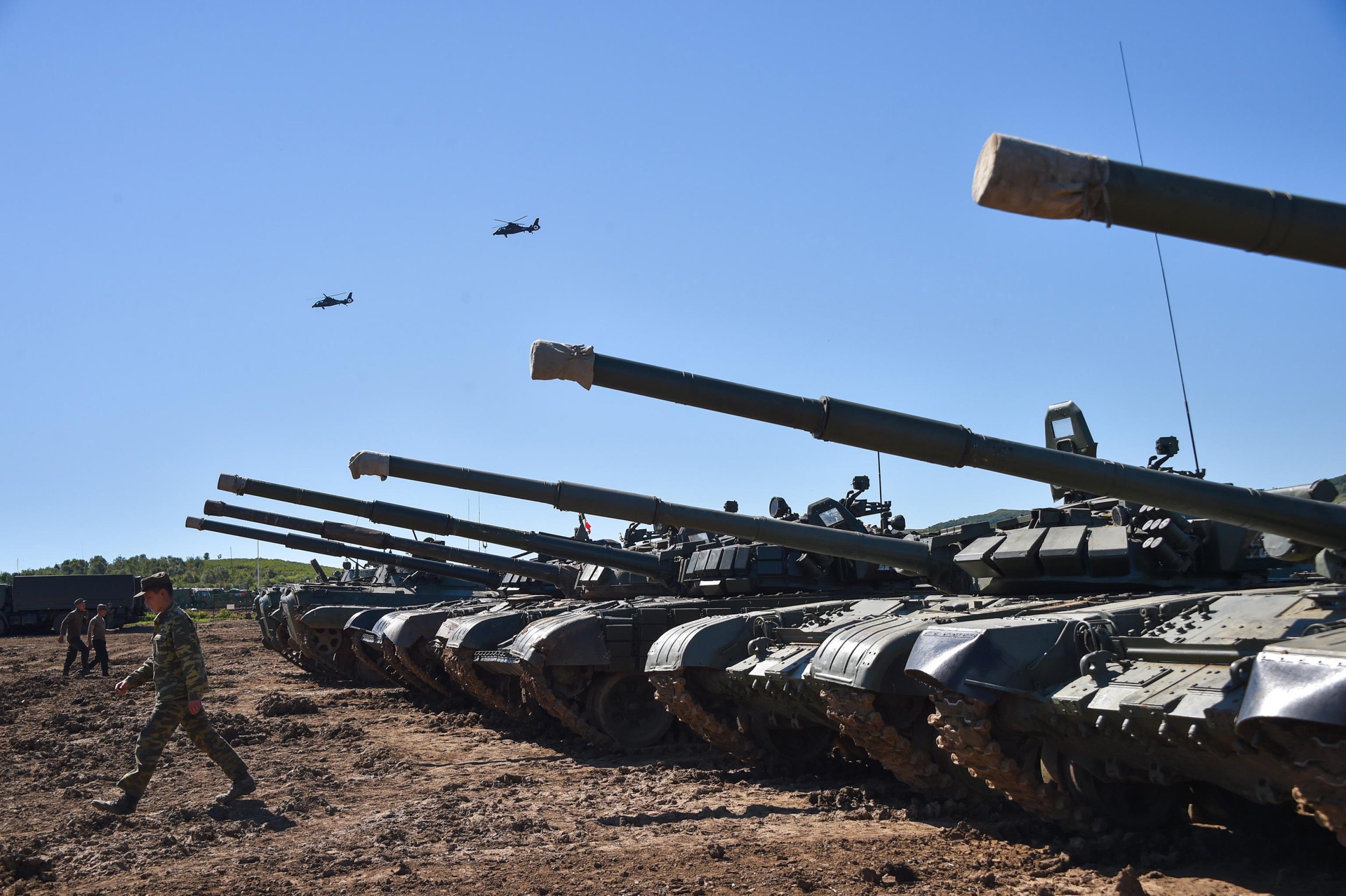ANSA/EPA/RUSSIAN DEFENCE MINISTRY PRESS SERVICE HANDOUT -- MANDATORY CREDIT -- HANDOUT EDITORIAL USE ONLY/NO SALES