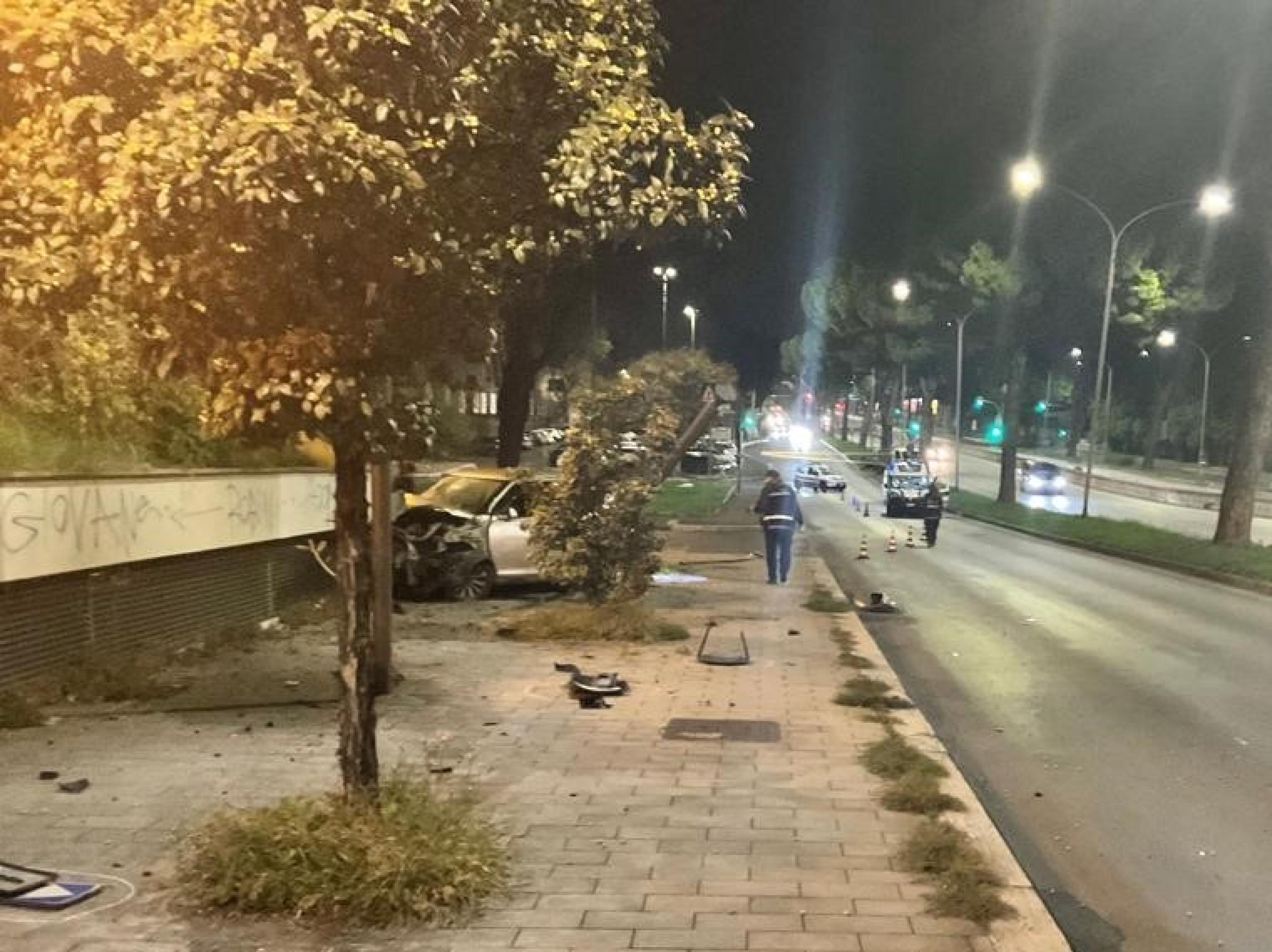 ANSA/ POLIZIA ROMA CAPITALE