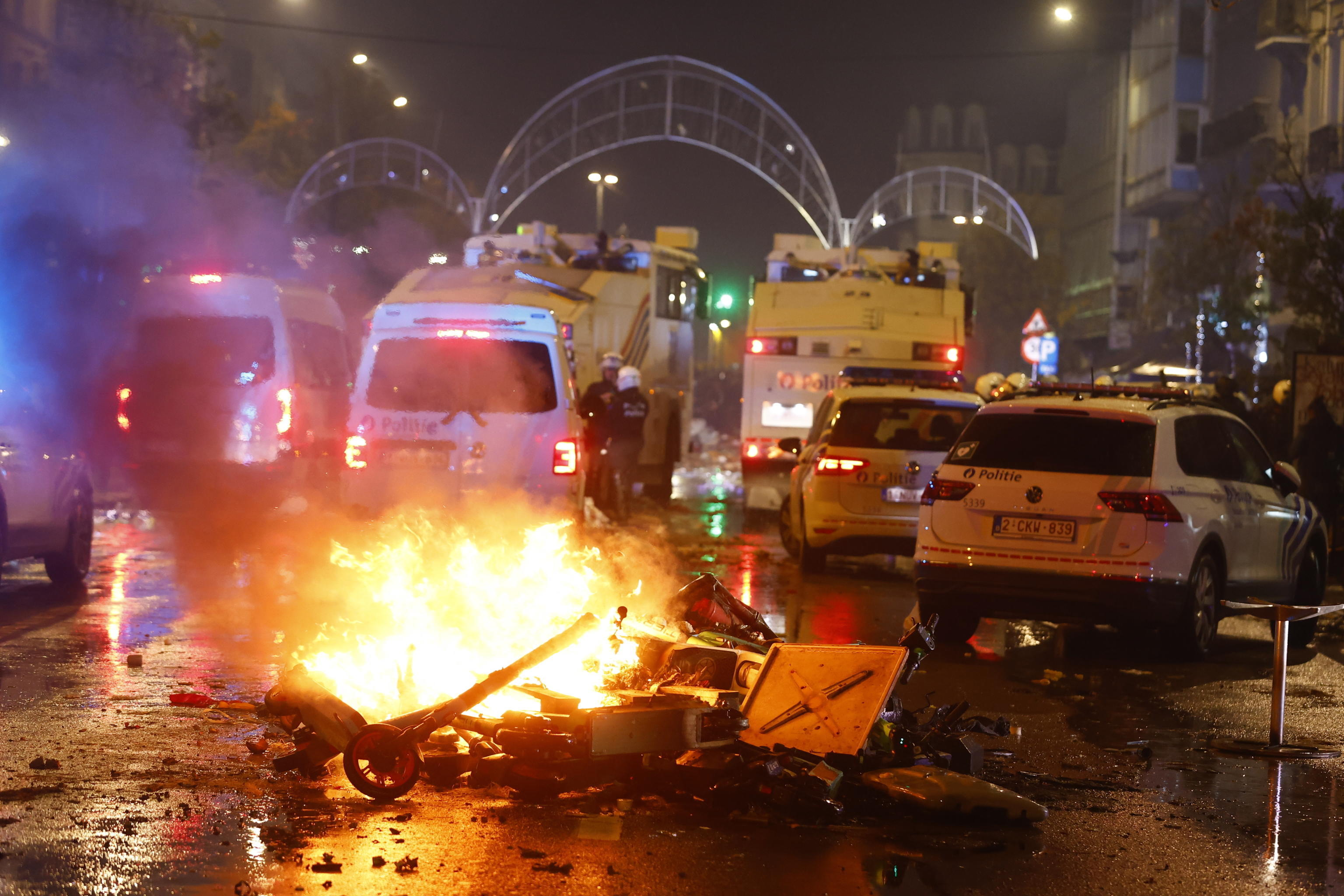 bruxelles scontri