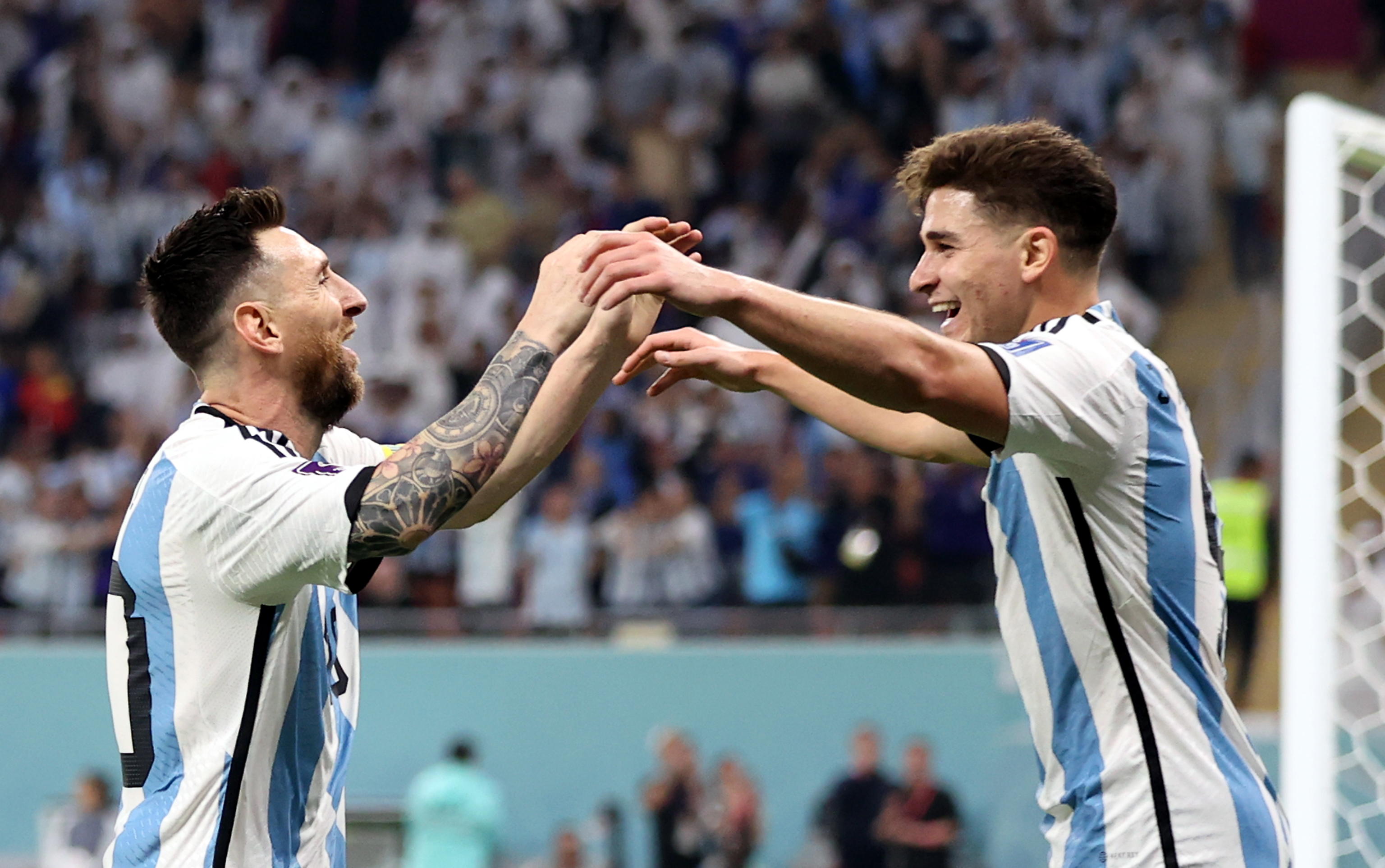 MESSI ALVAREZ ARGENTINA MONDIALI QATAR 2022