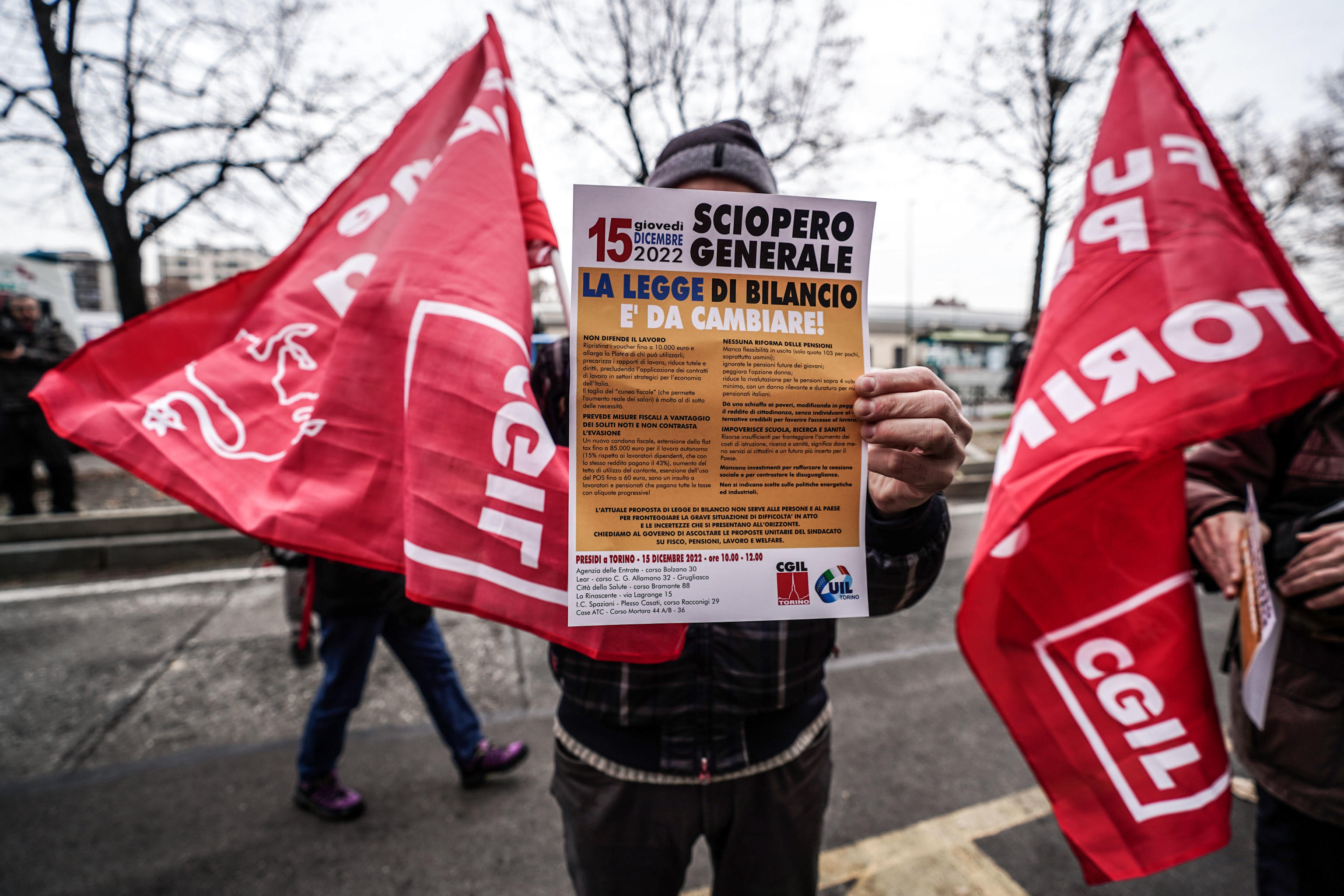 sciopero generale cgil