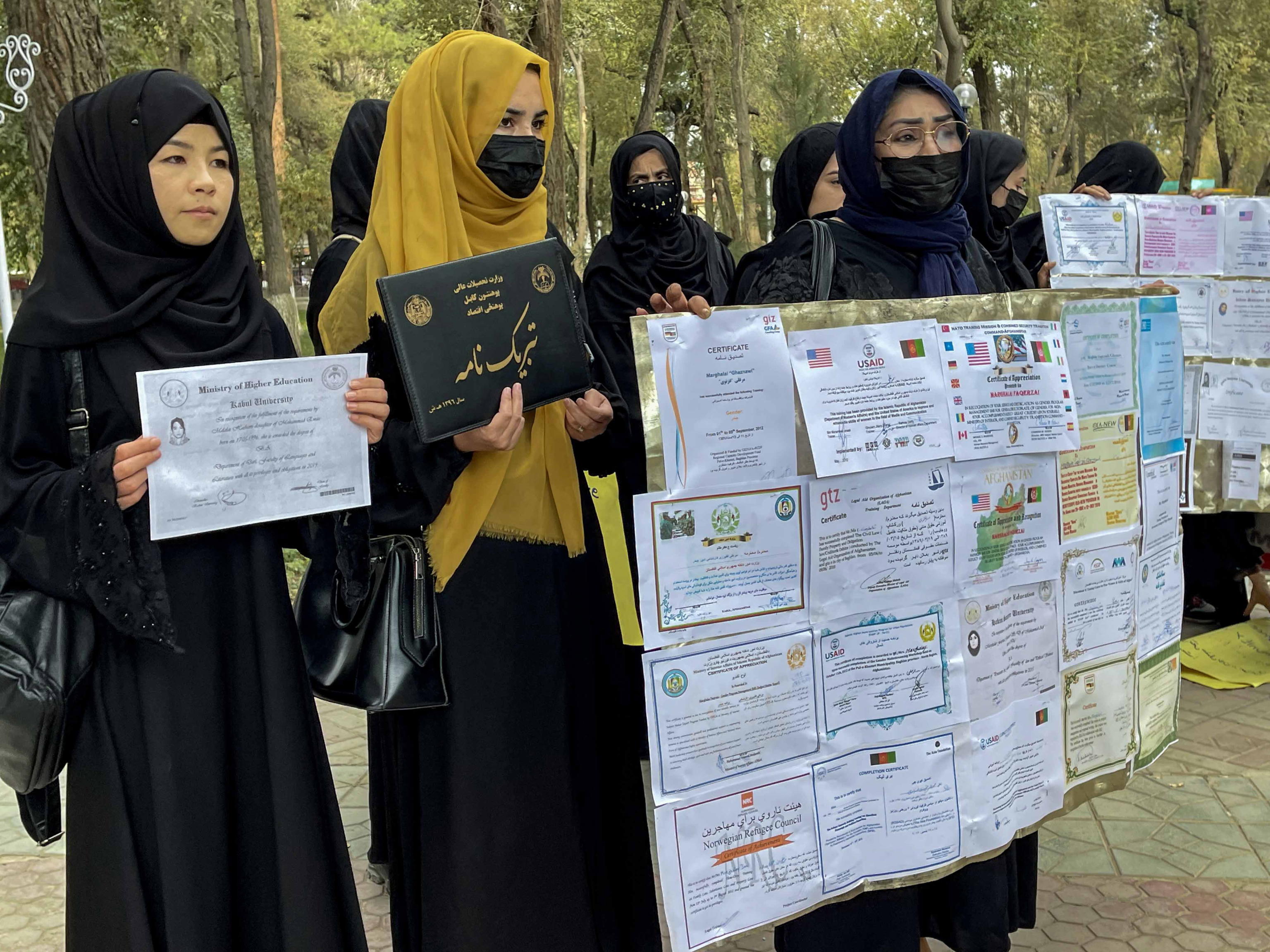 AFGHANISTAN PROTESTA DONNE