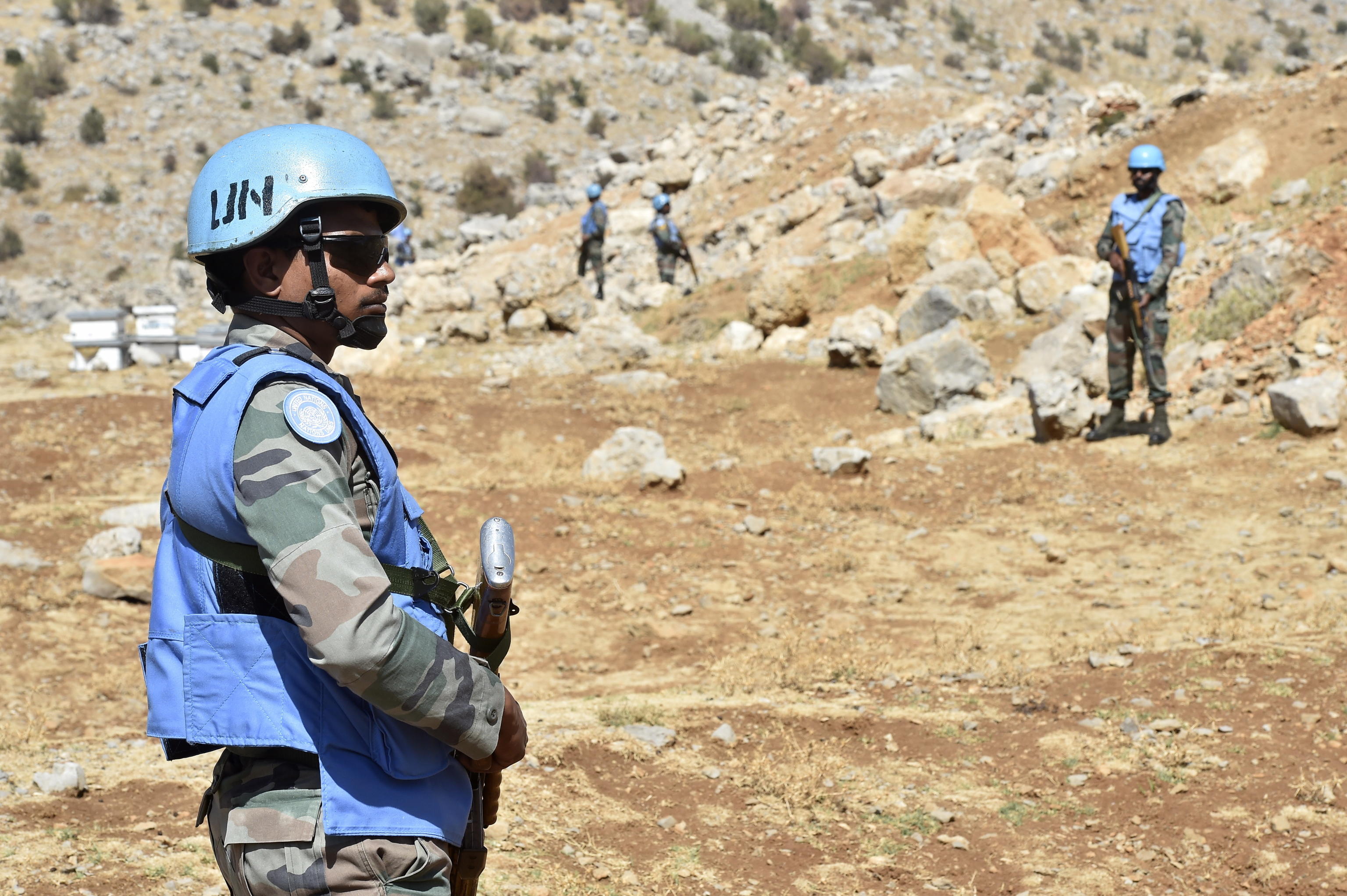 CASCHI BLU ONU PEACEKEEPER LIBANO ISRAELE