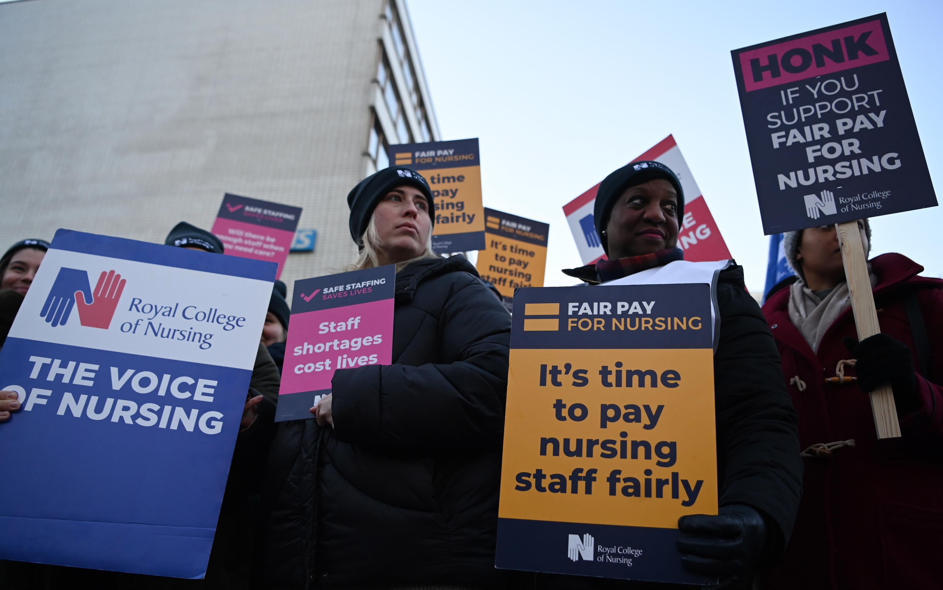 SCIOPERO INFERMIERI NHS REGNO UNITO