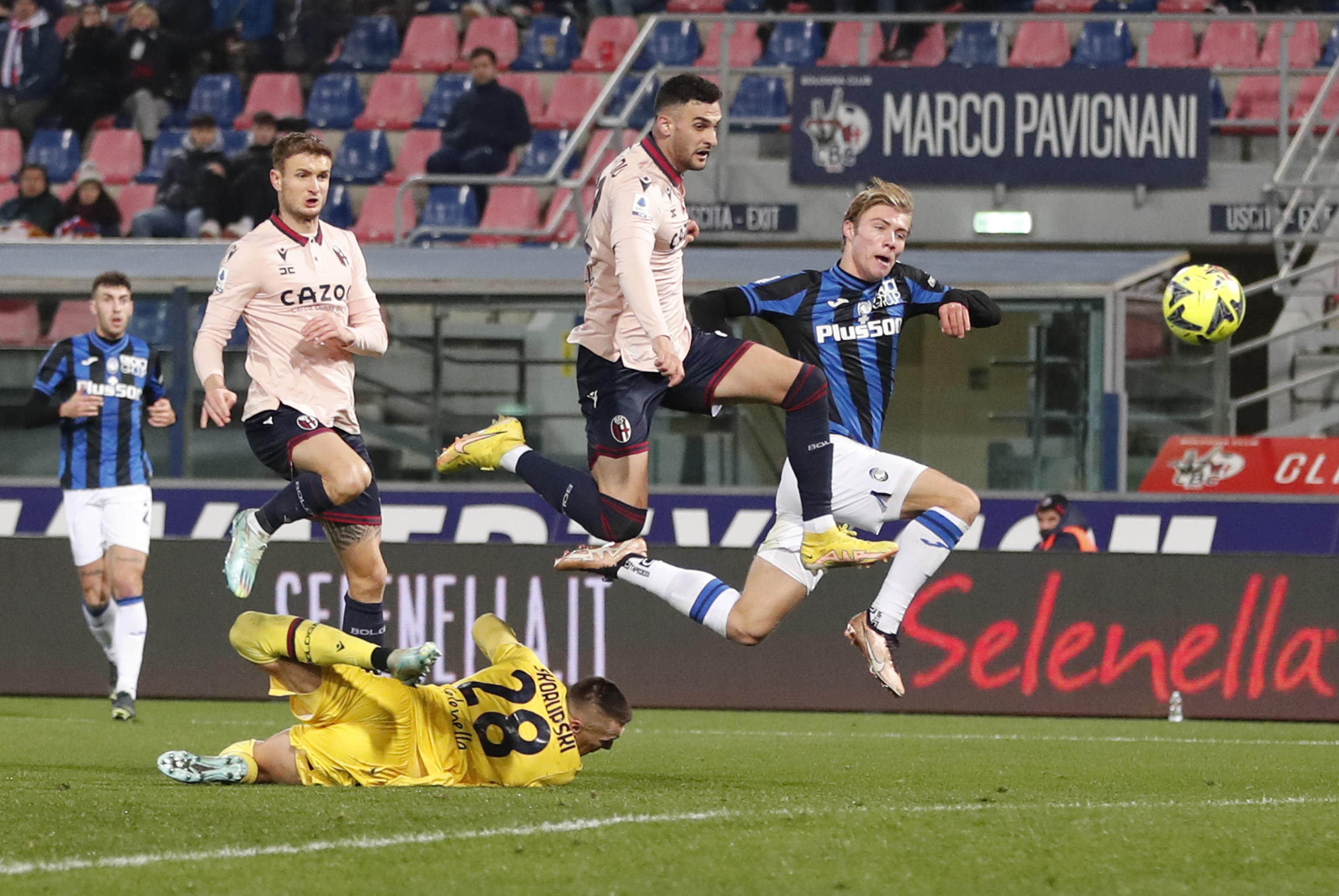 SERIE A BOLOGNA-ATALANTA HOJLUND