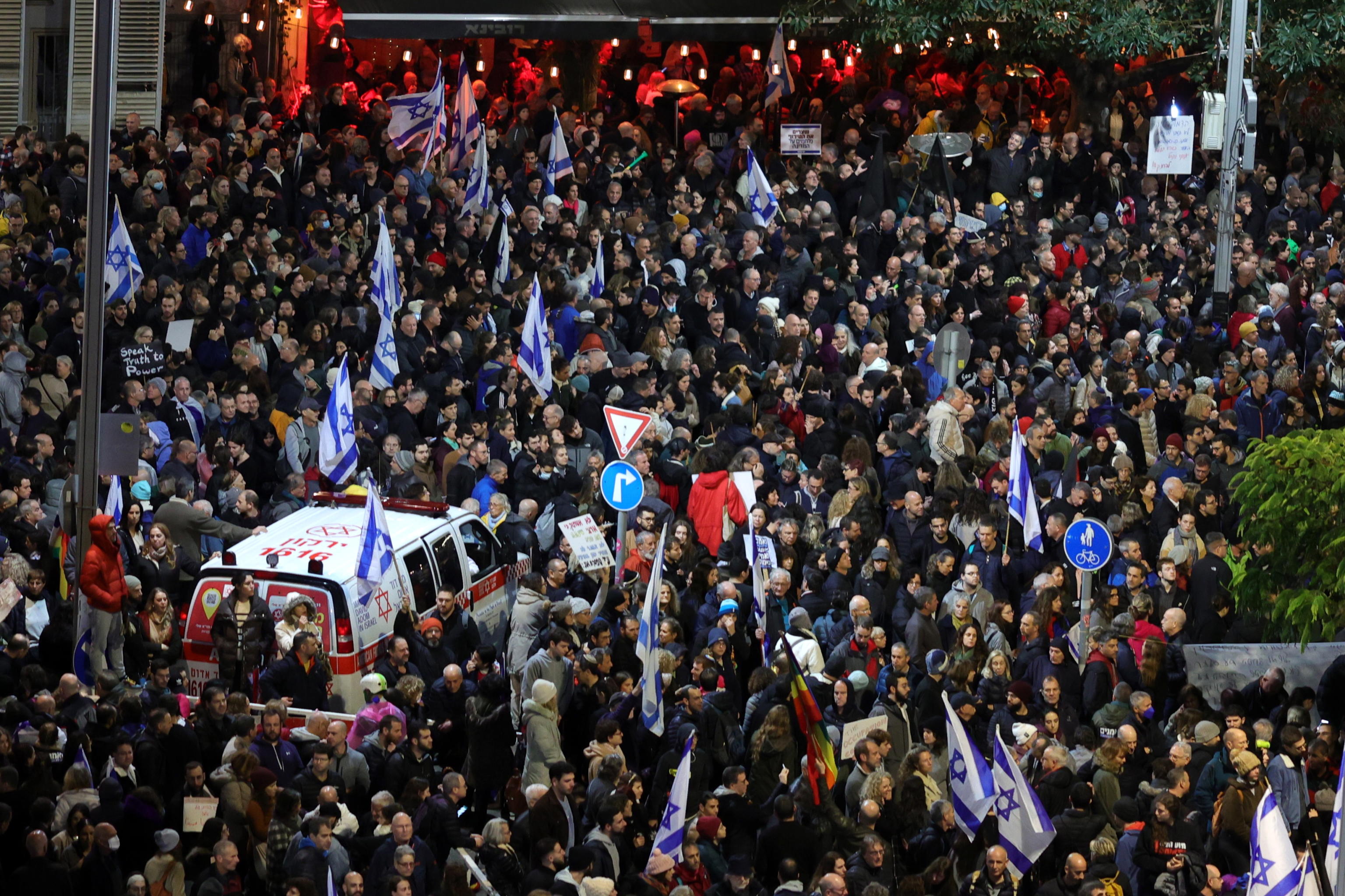 PROTESTE TEL AVIV ISRAELE