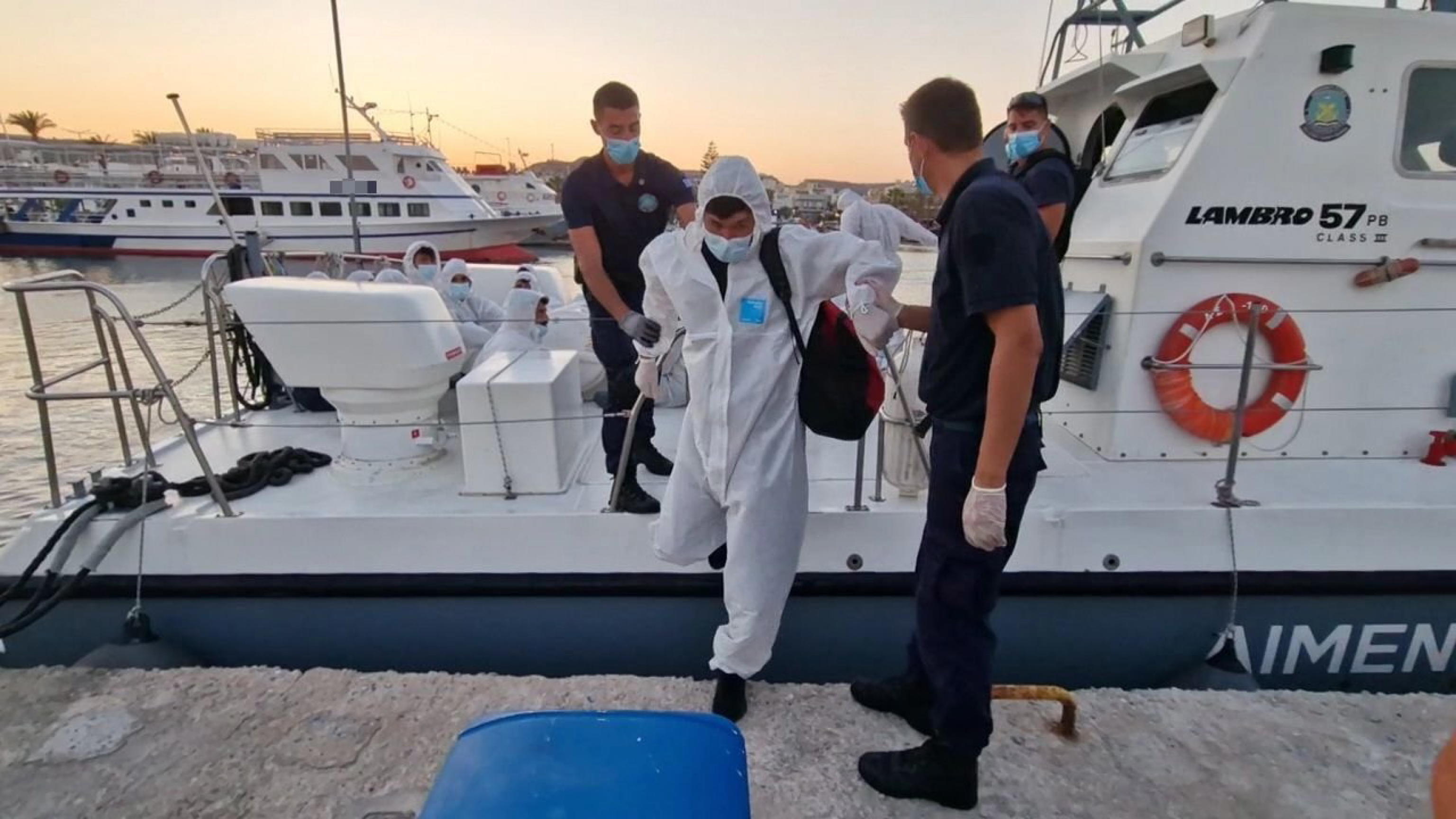 EPA/HELLENIC COAST GUARD / HANDOUT BEST QUALITY AVAILABLE HANDOUT EDITORIAL USE ONLY/NO SALES