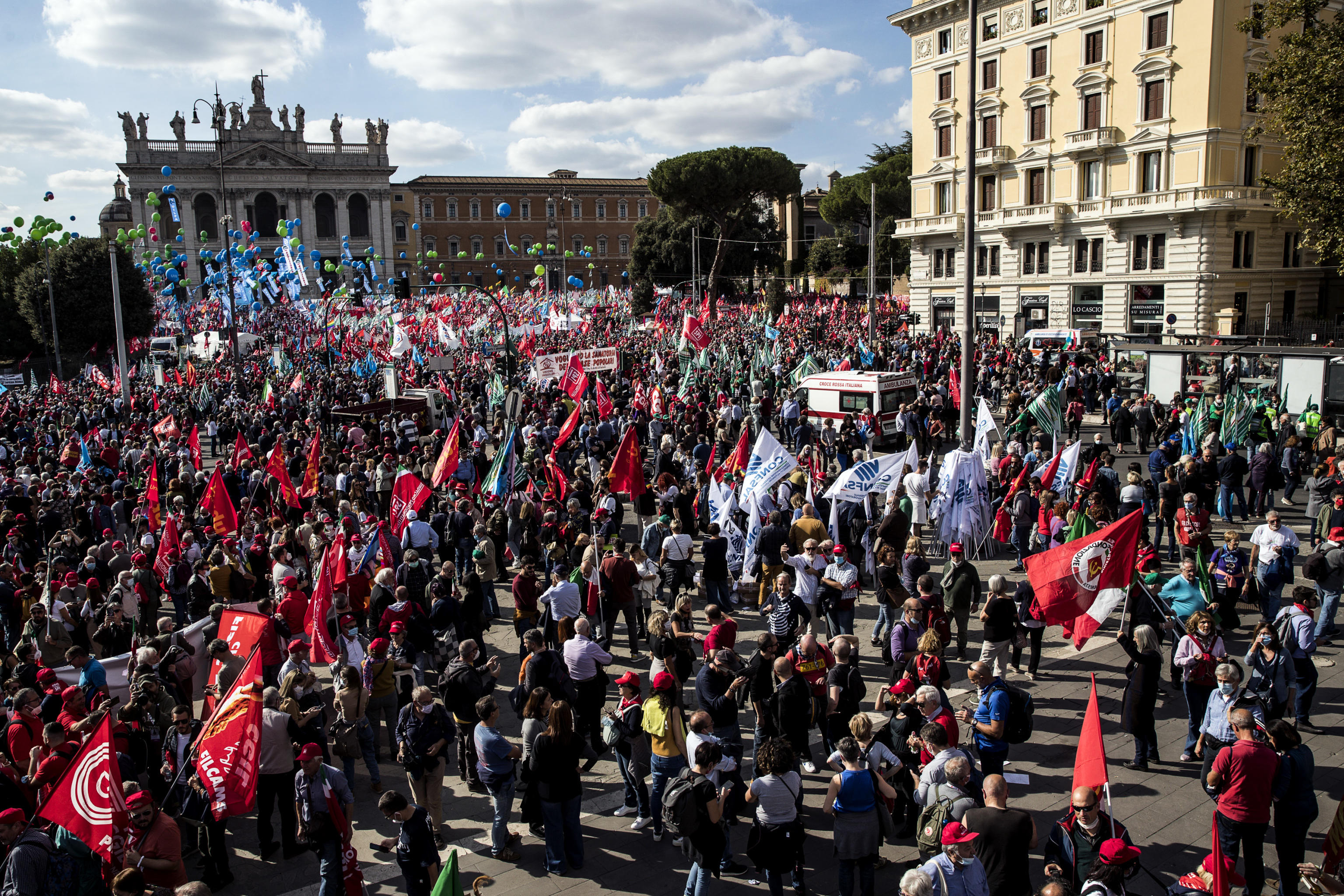 assalto cgil