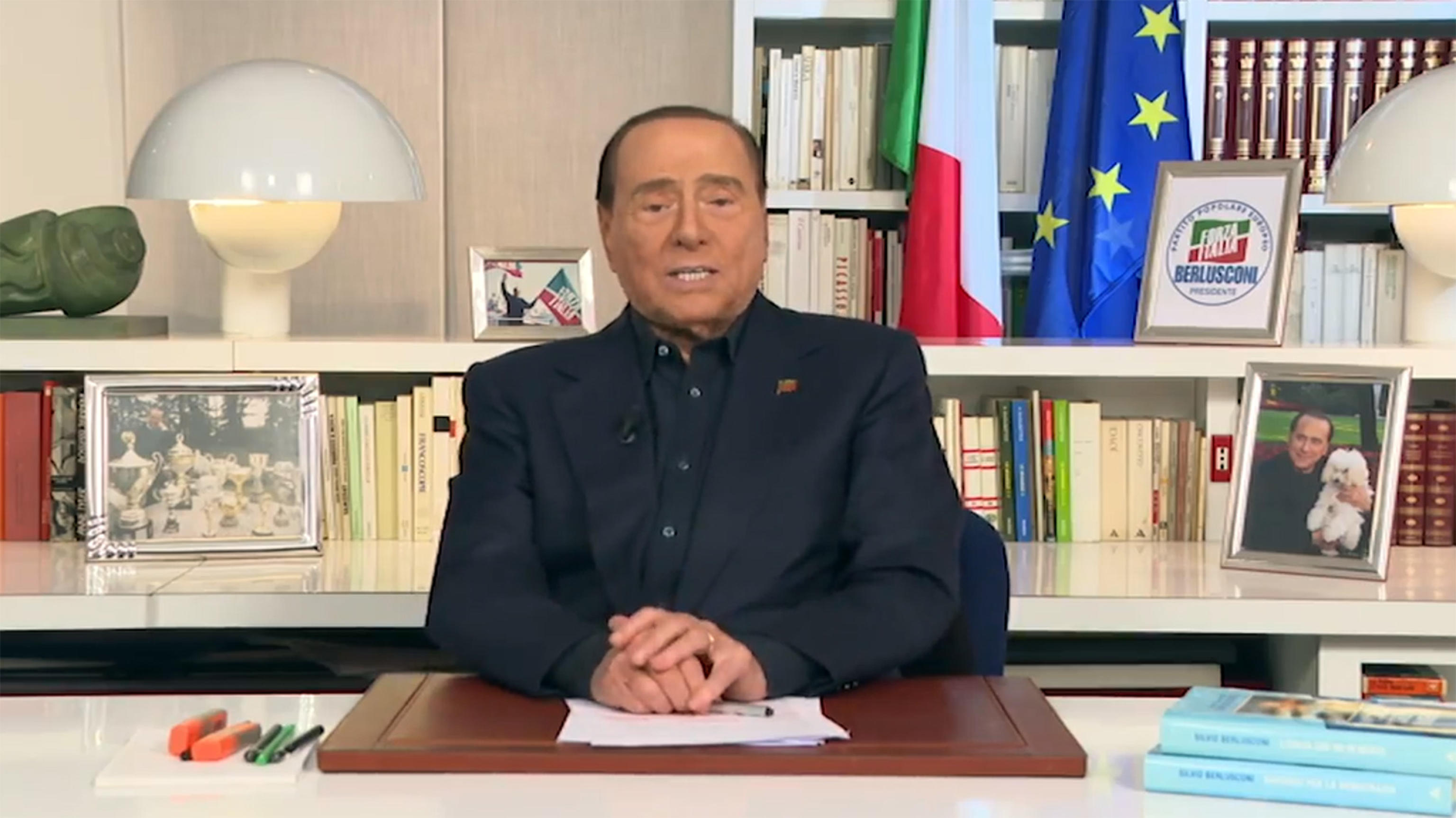 ANSA/FACEBOOK SILVIO BERLUSCONI