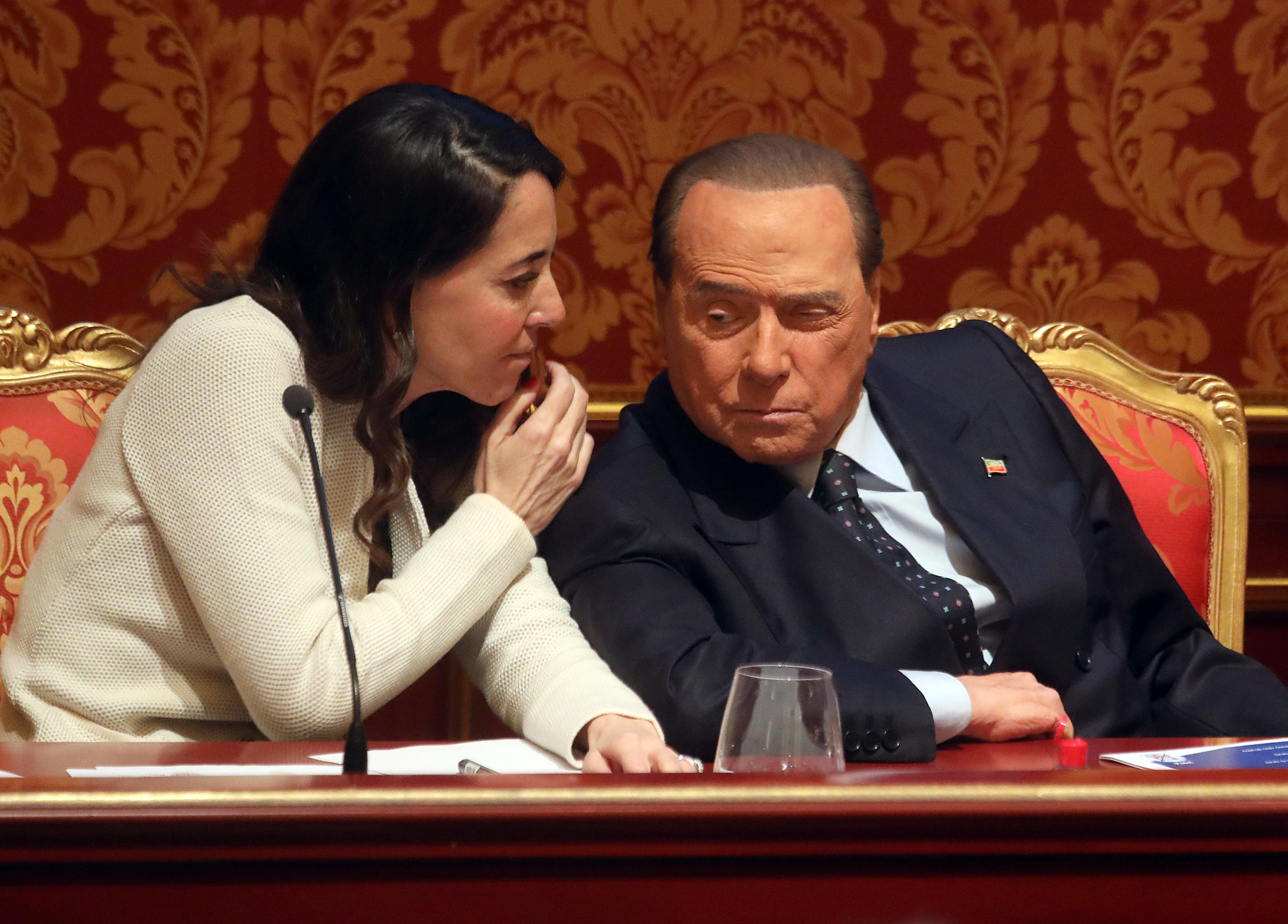 ANSA / MATTEO BAZZI Berlusconi Cav FI Forza Italia