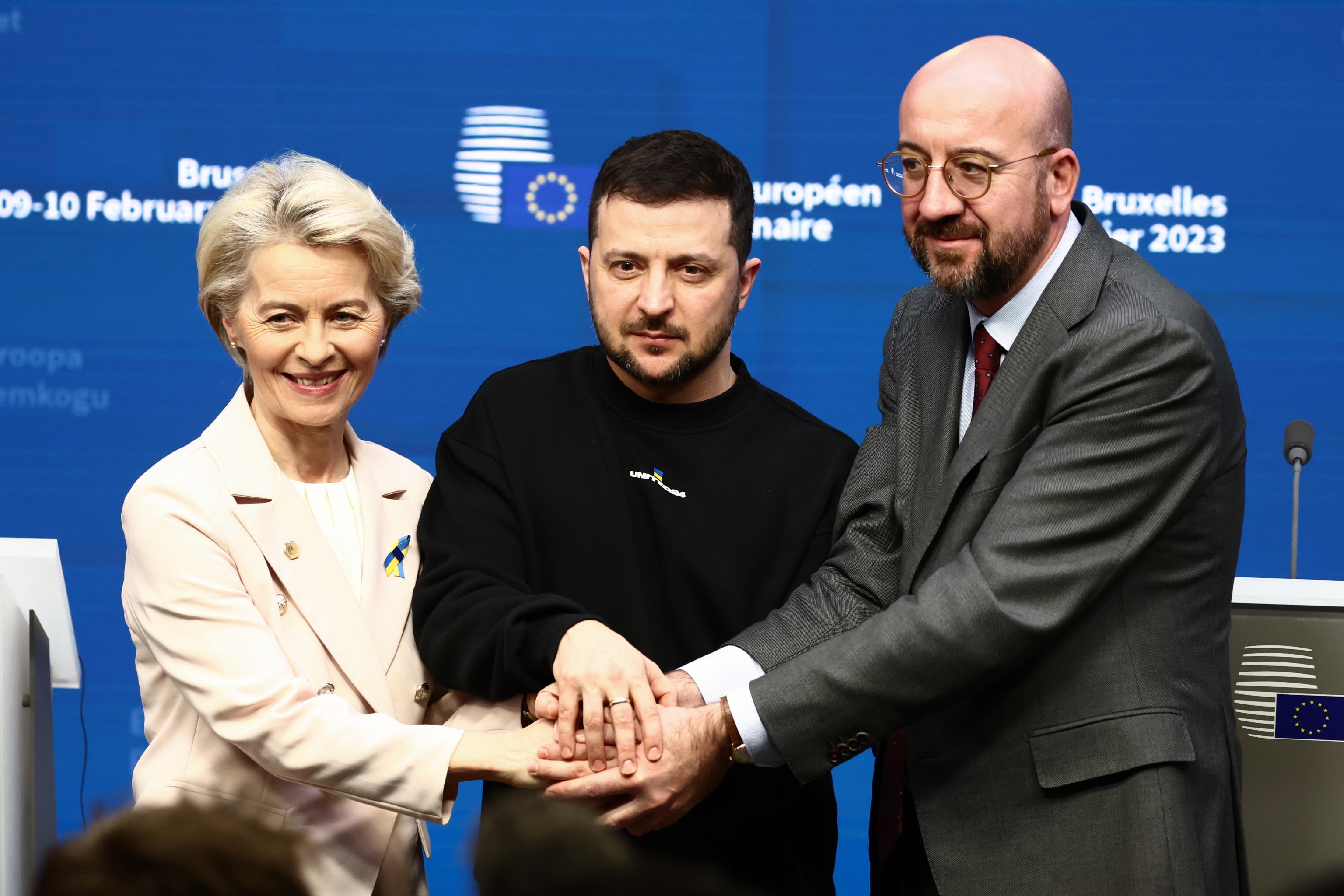 zelensky von der leyen scholz