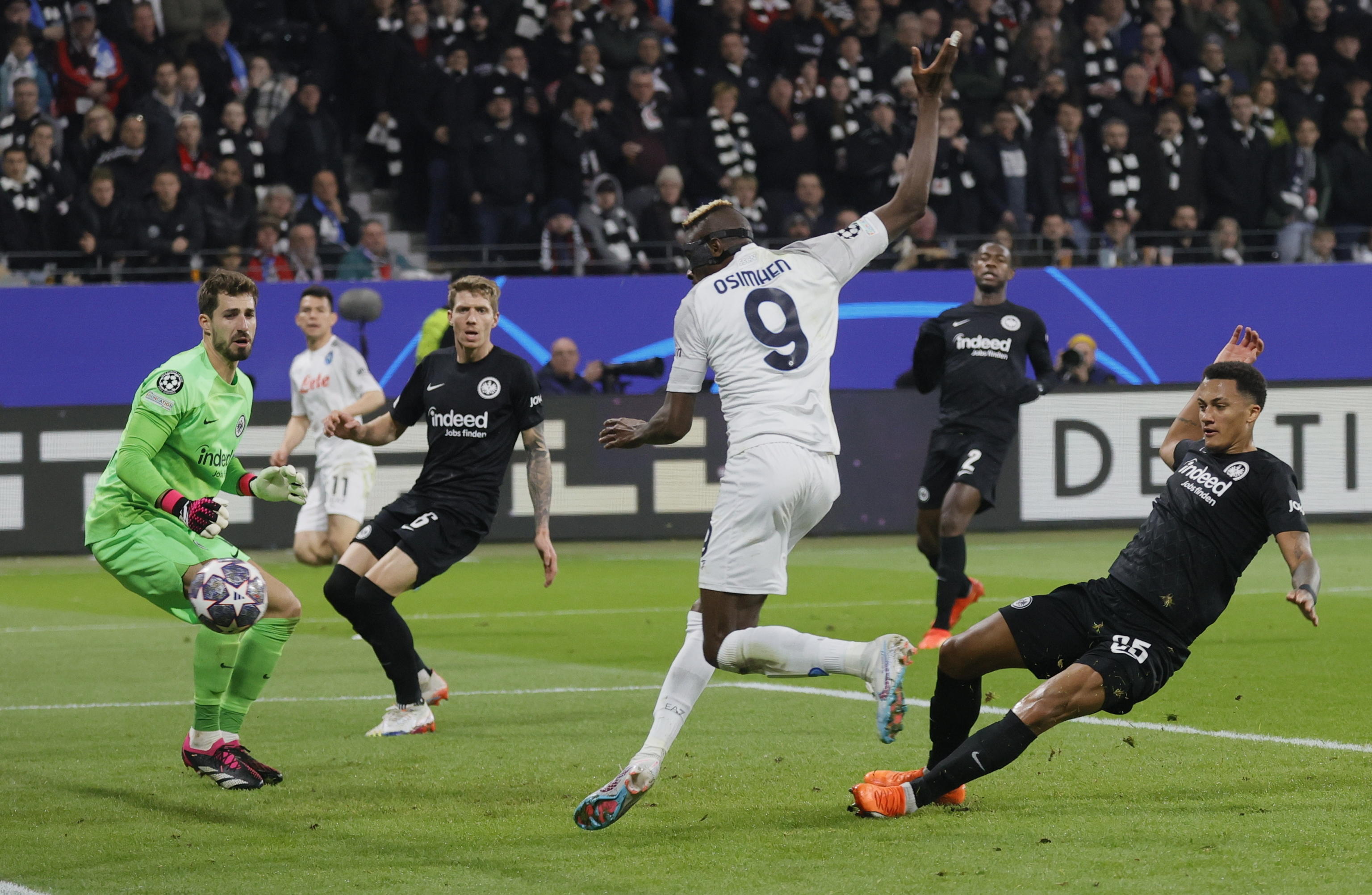 CHAMPIONS LEAGUE FRANCOFORTE NAPOLI