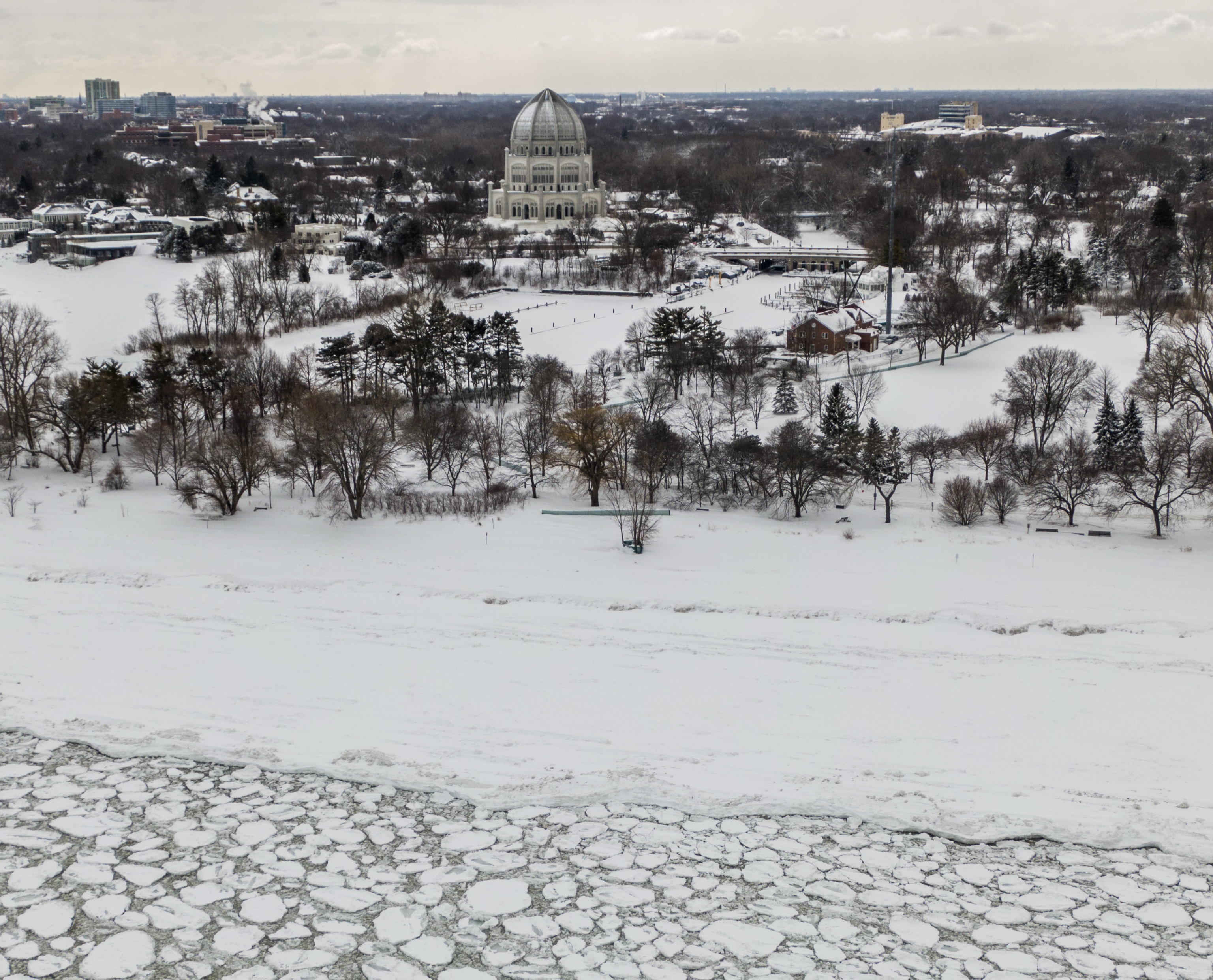 TEMPESTA D'INVENRO NEVE USA MICHIGAN