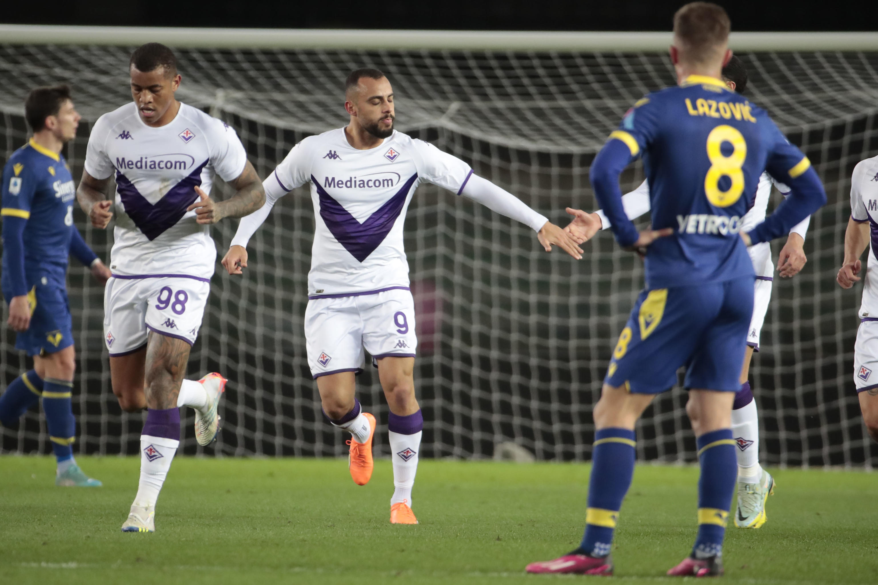 SERIE A VERONA FIORENTINA CABRAL