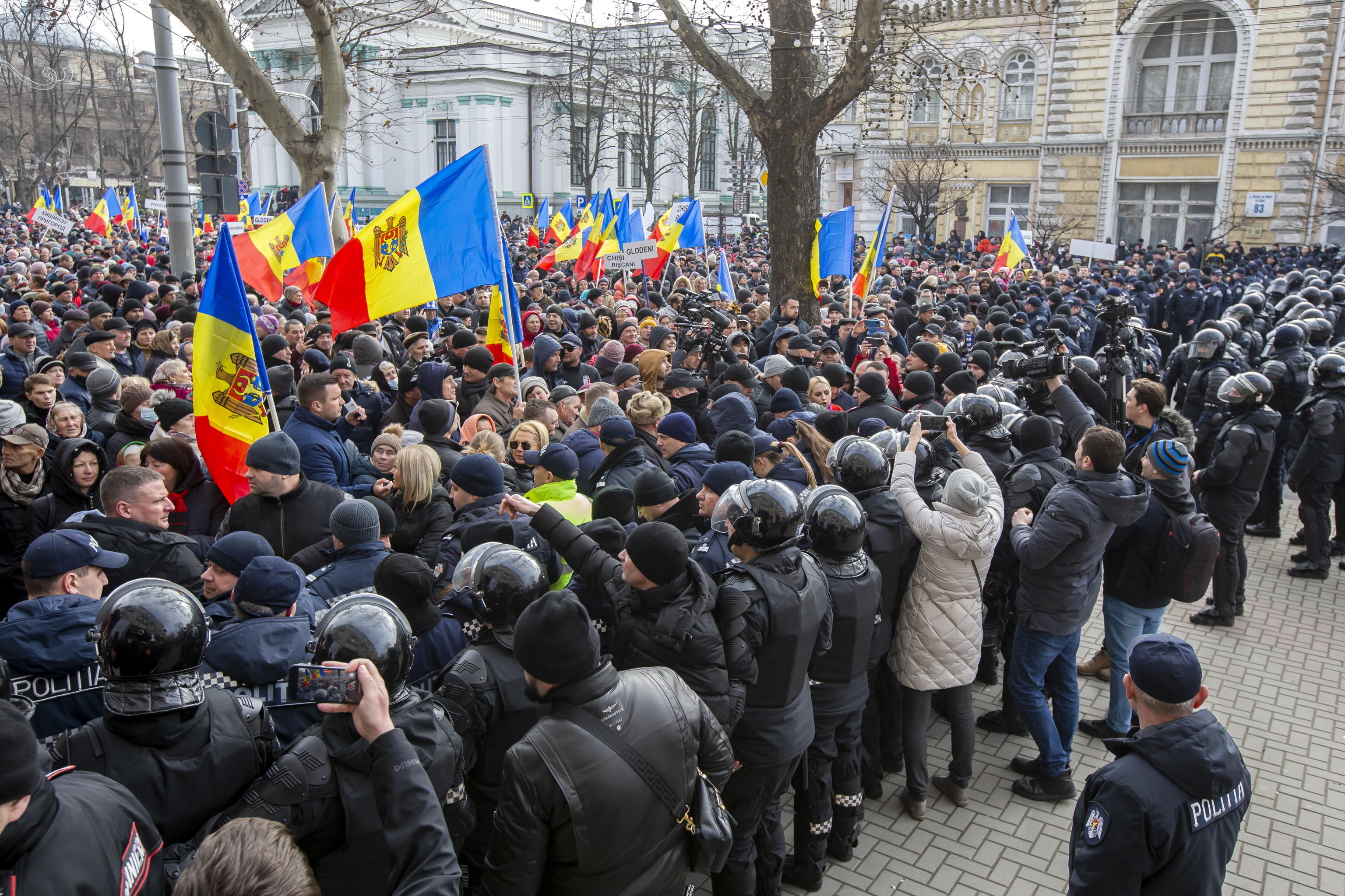 MOLDAVIA CHIINAU PROTESTE SOR FILORUSSI