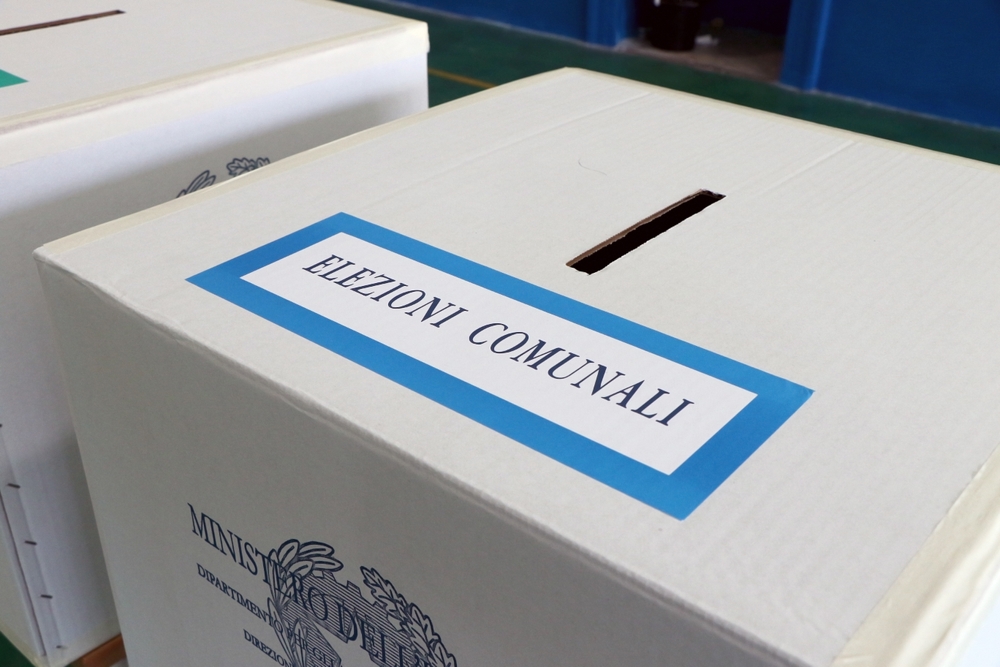 ELEZIONI COMUNALI AMMINISTRATIVE SCHEDA ELETTORALE VOTO
