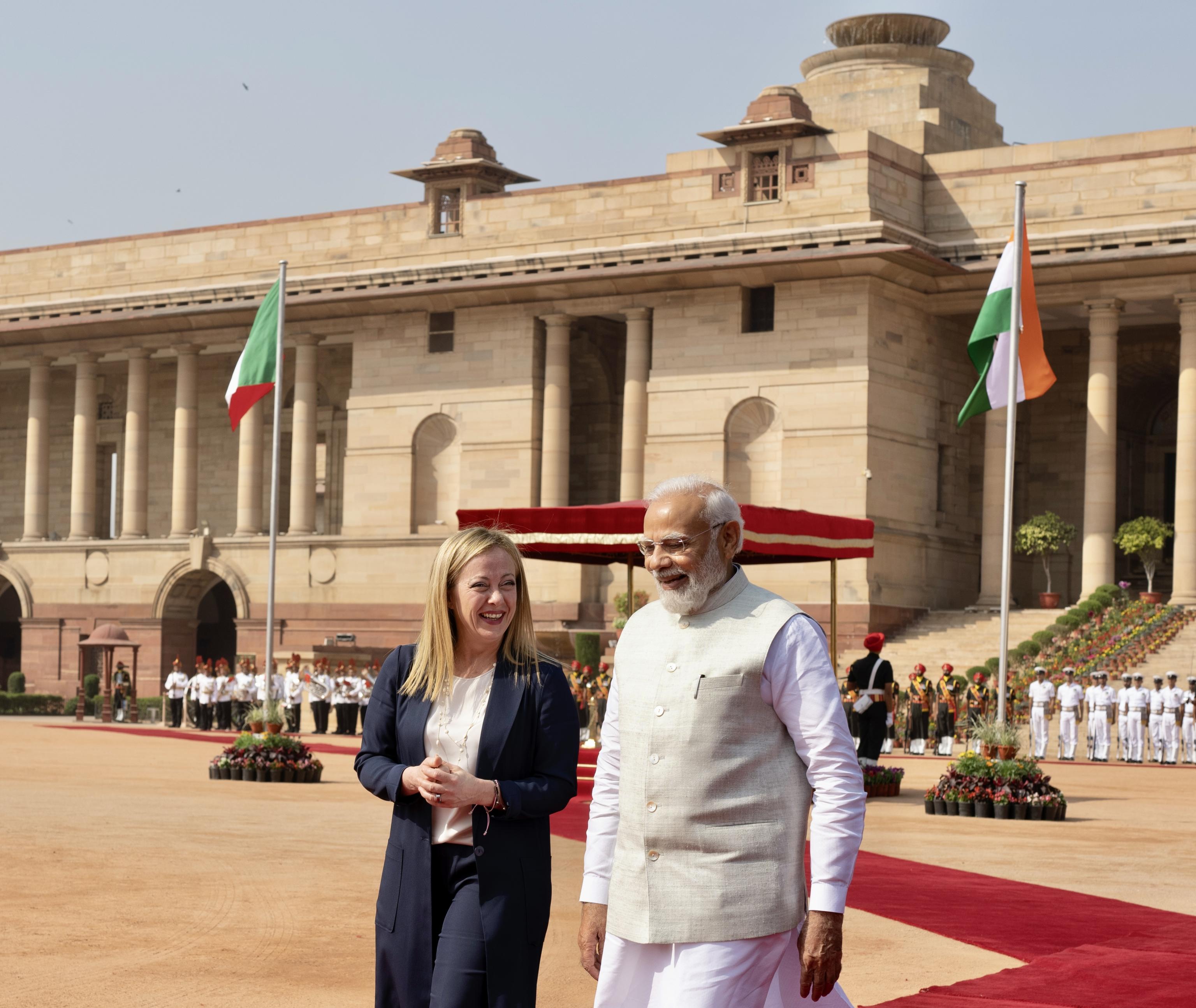 meloni modi