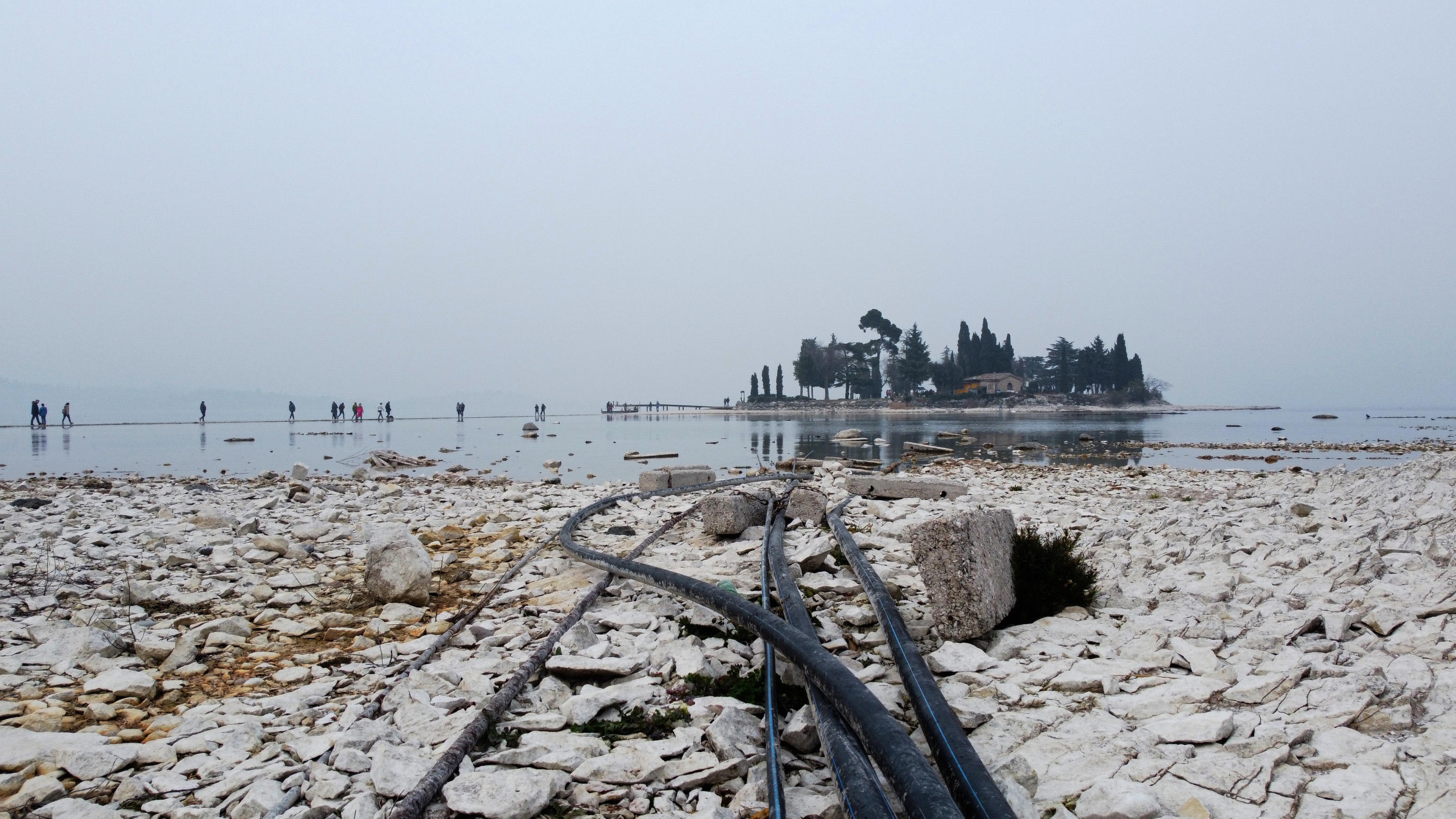 lago di garda siccità