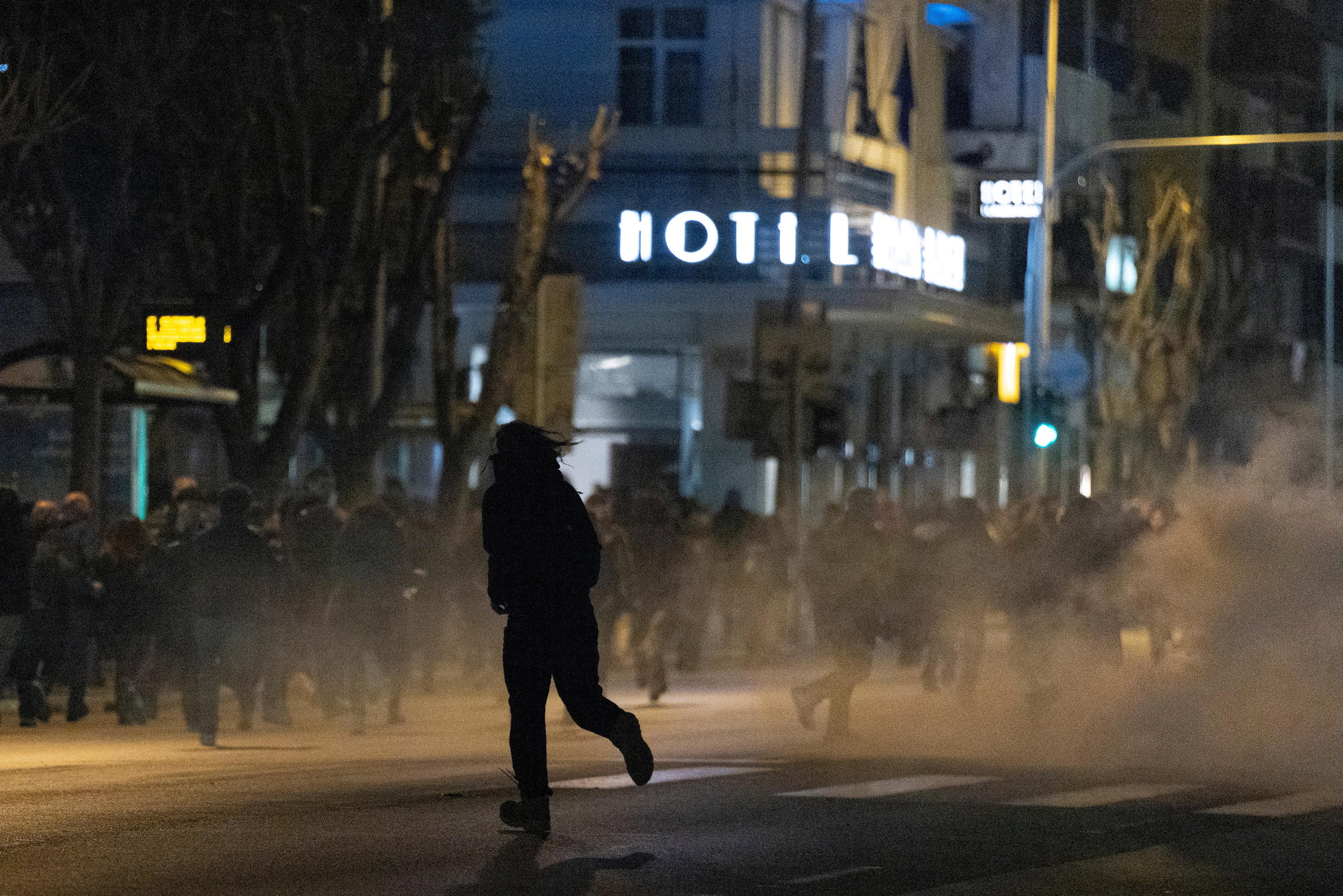 GRECIA SCONTRO TRENI MANIFESTAZIONI