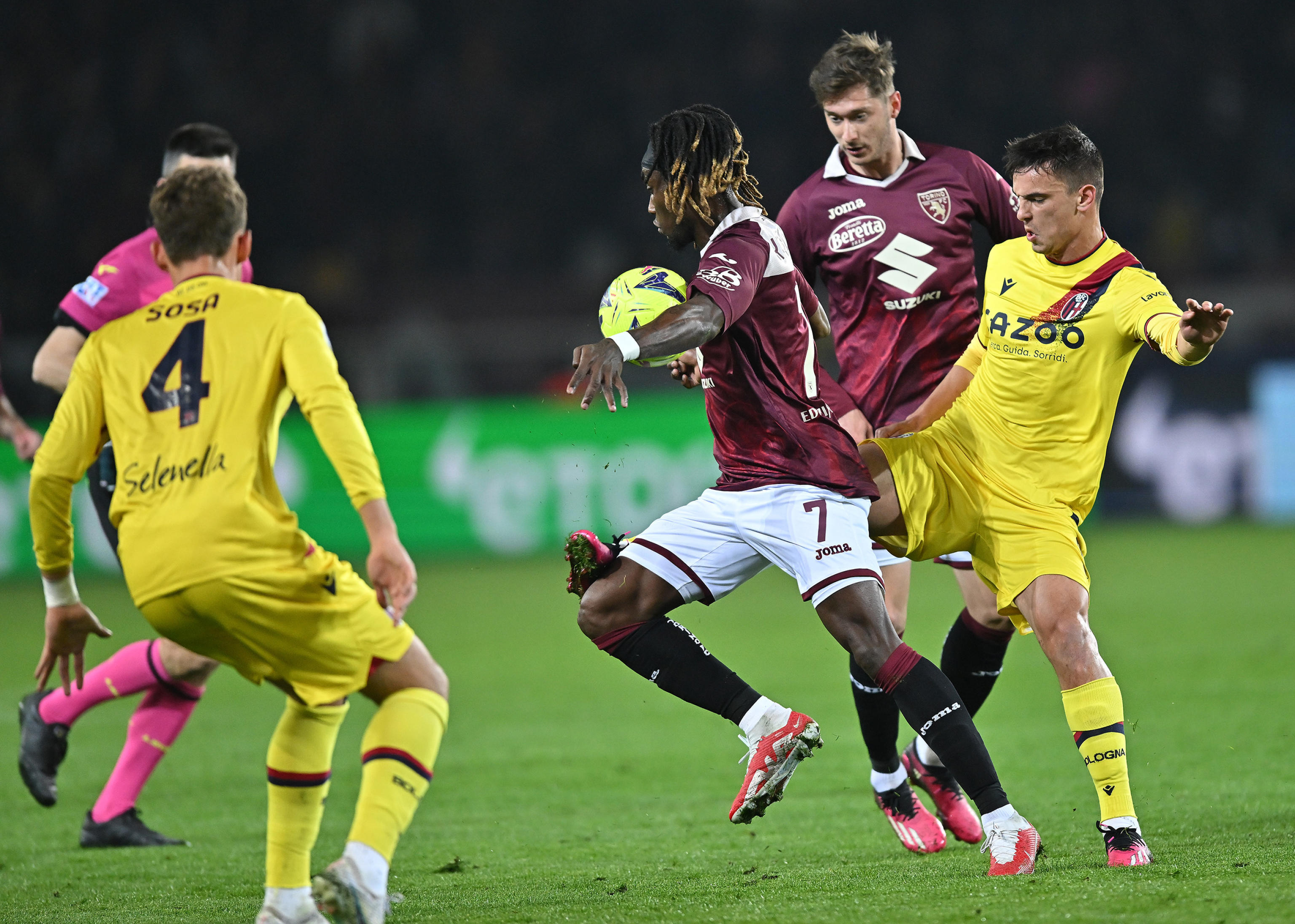 SERIE A TORINO BOLOGNA KARAMOH