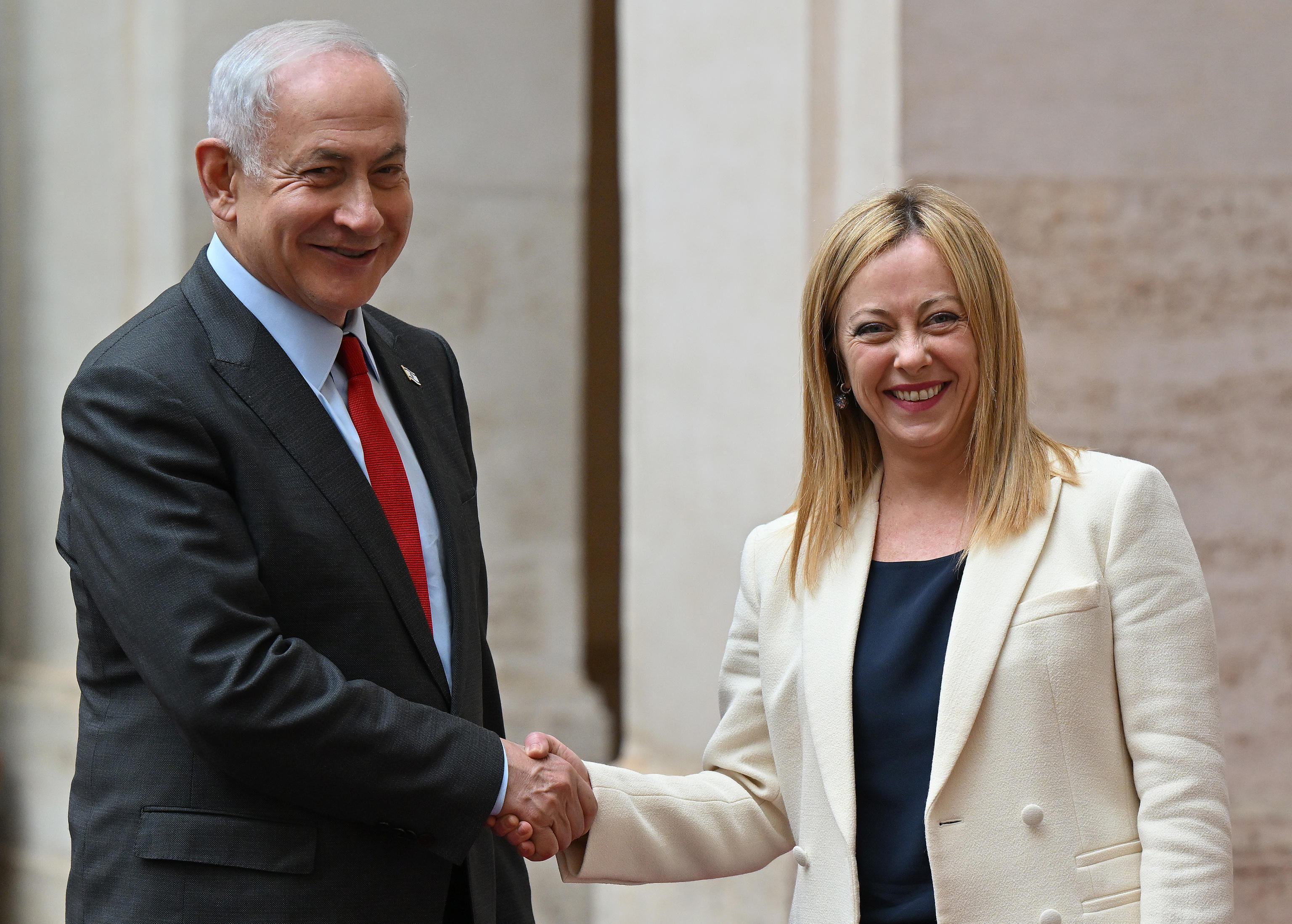netanyahu giorgia meloni