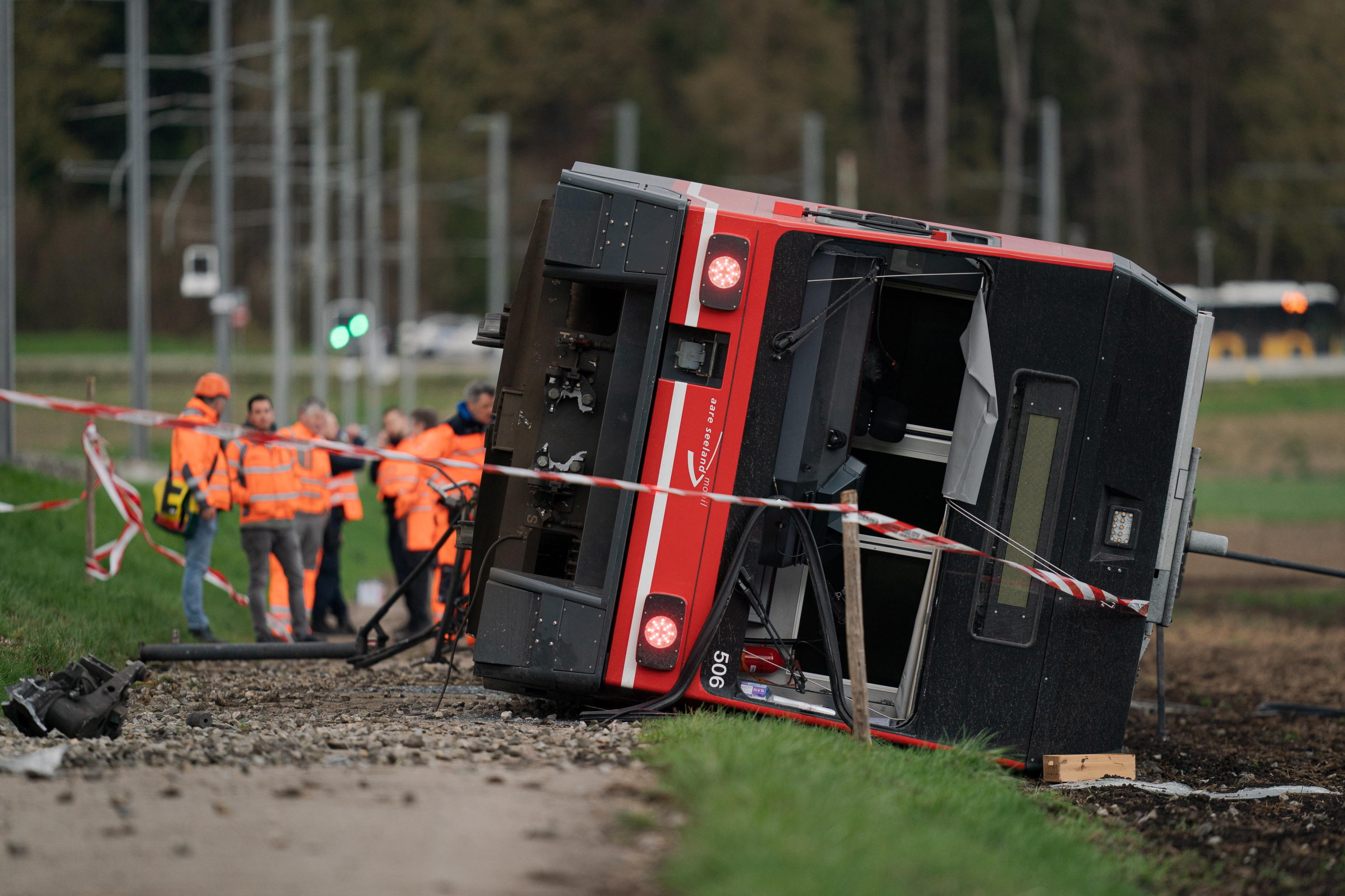 SVIZZERA TRENI DERAGLIAMENTO