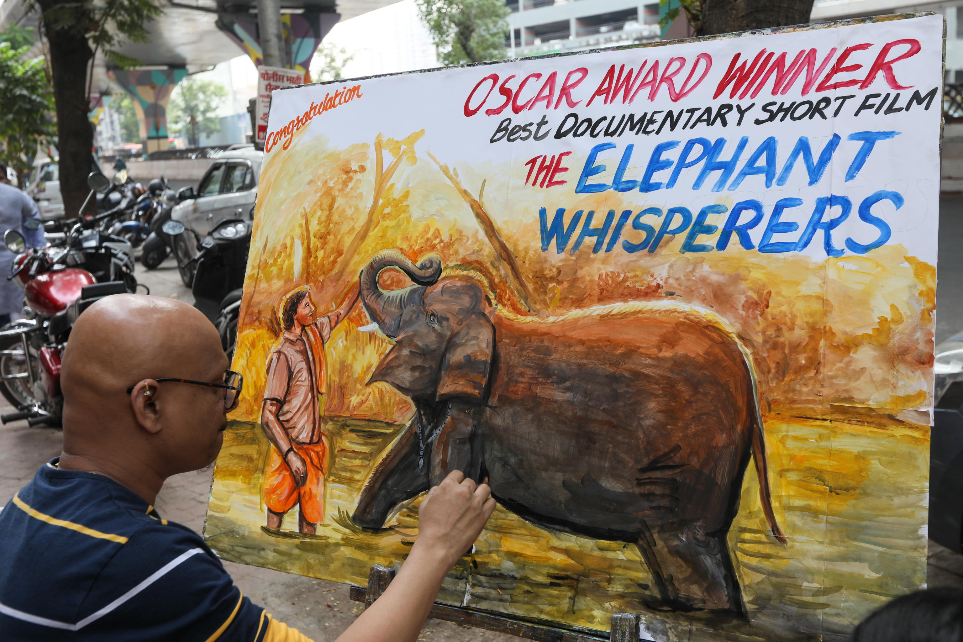 The Elephant Whisperers ELEFANTE OSCAR RAGHU
