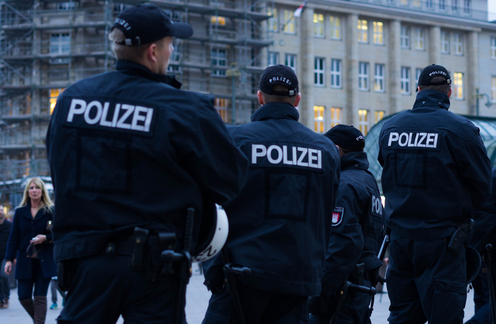 POLIZIA AMBURGO GERMANIA