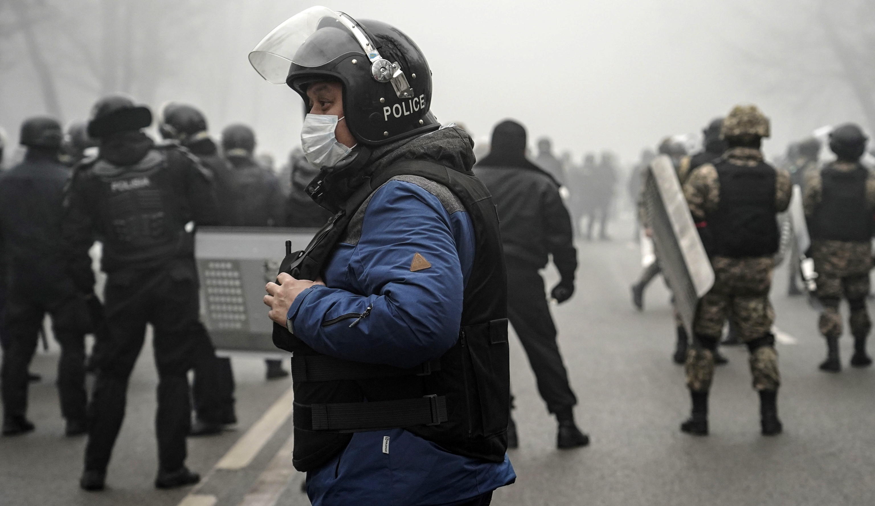 polizia kazakistan