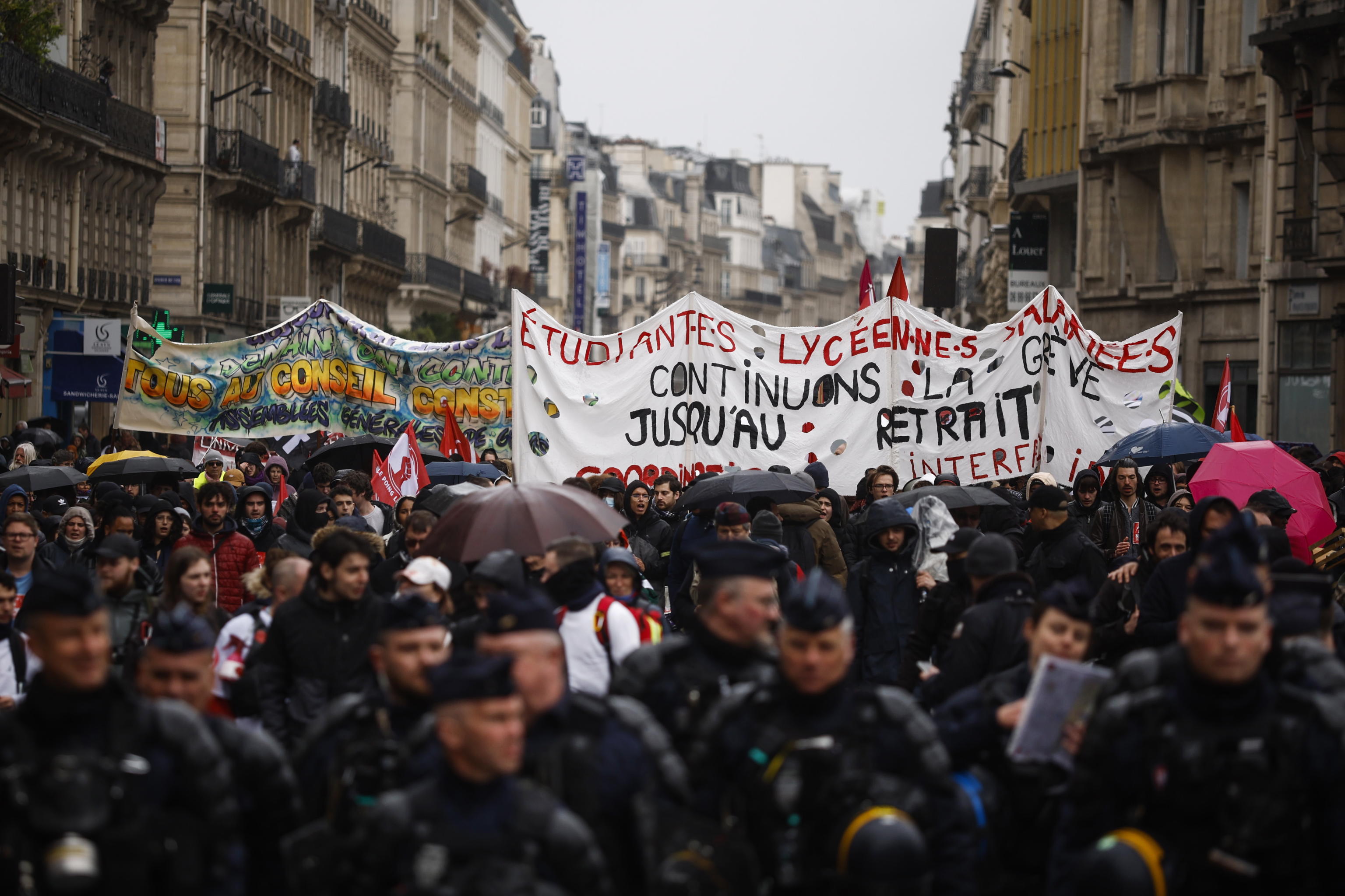 FRANCIA PROTESTE RIFORMA PENSIONI