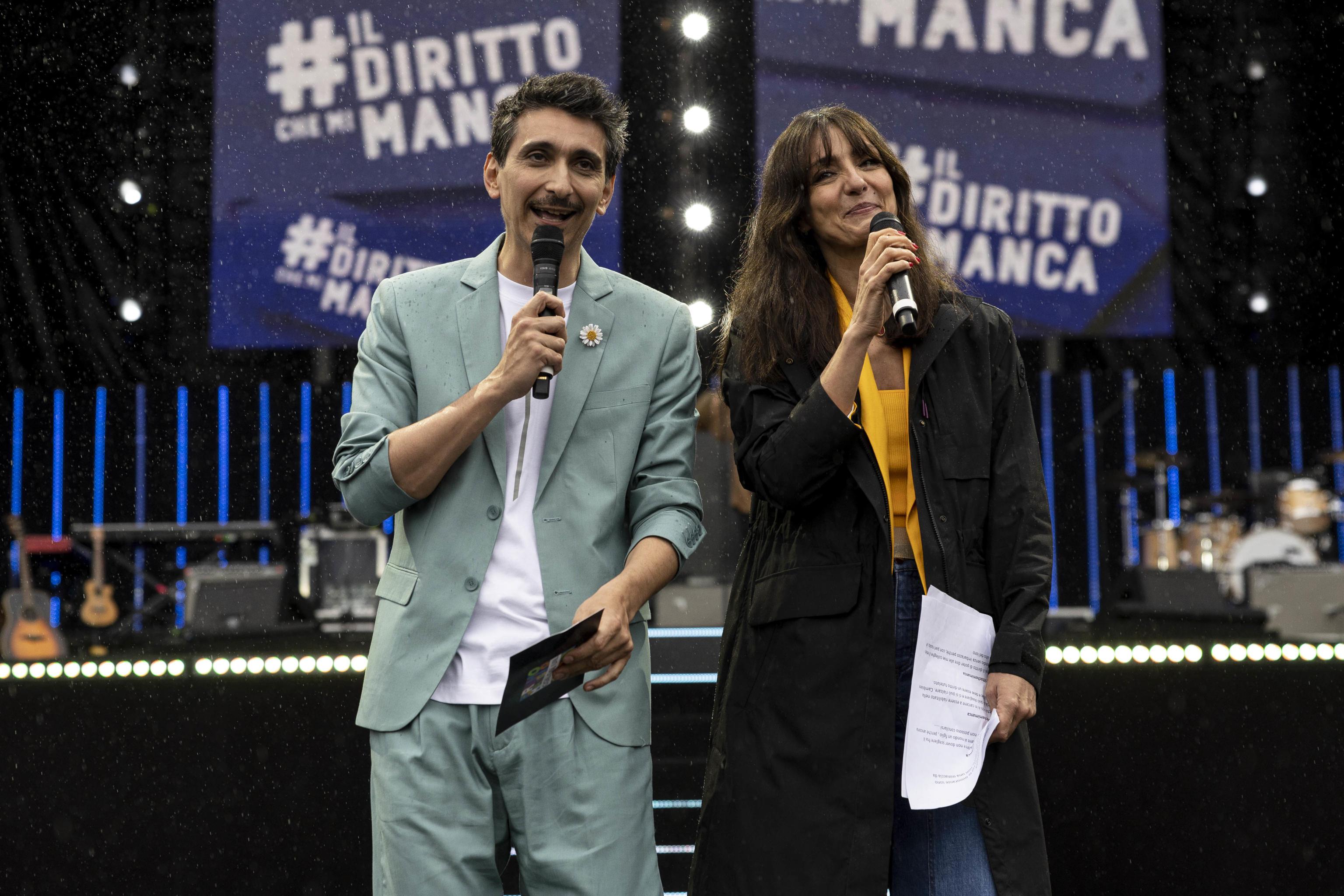 PRIMO MAGGIO CONCERTONE AMBRA FABRIZIO BIGGIO