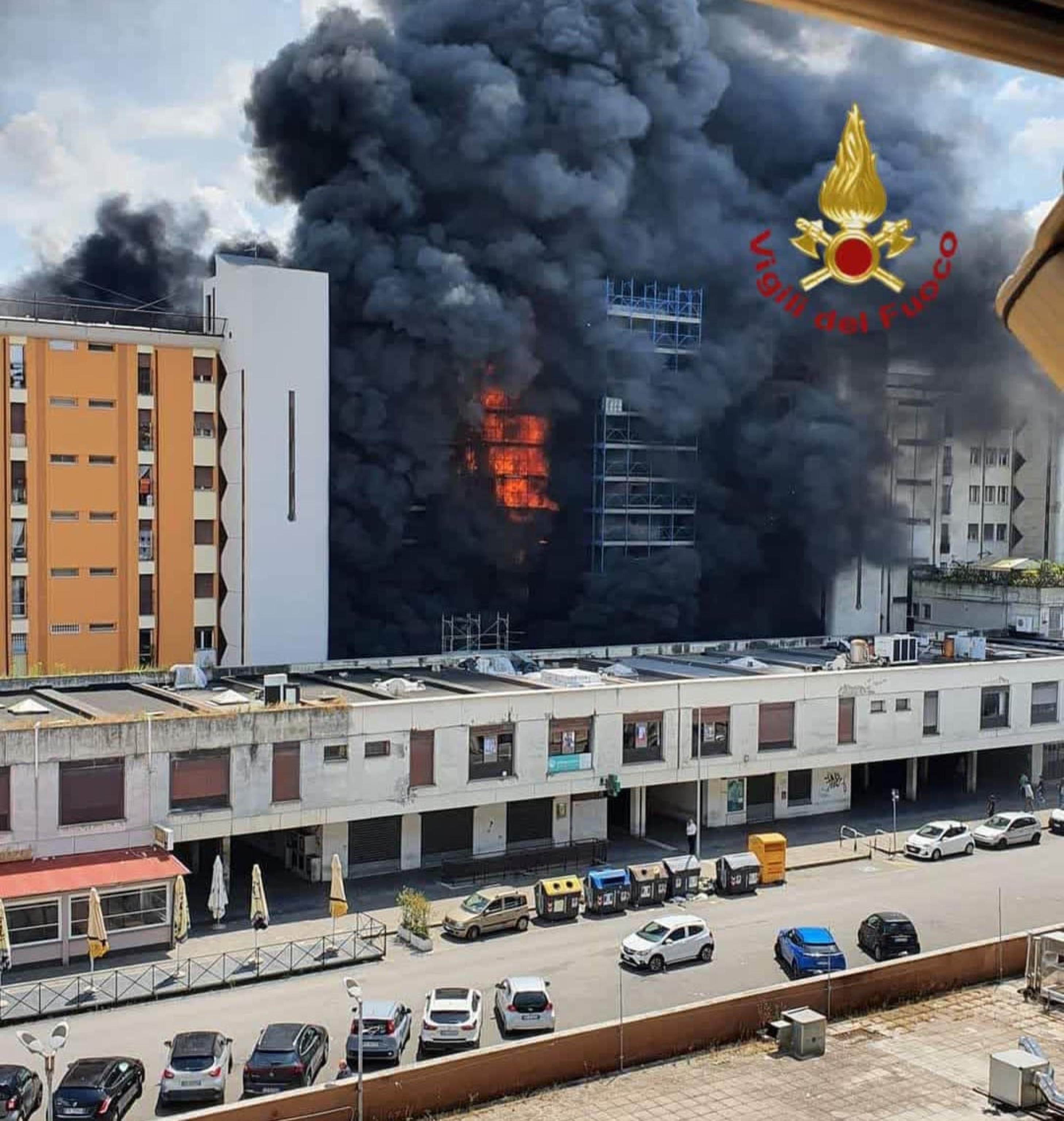 incendio roma