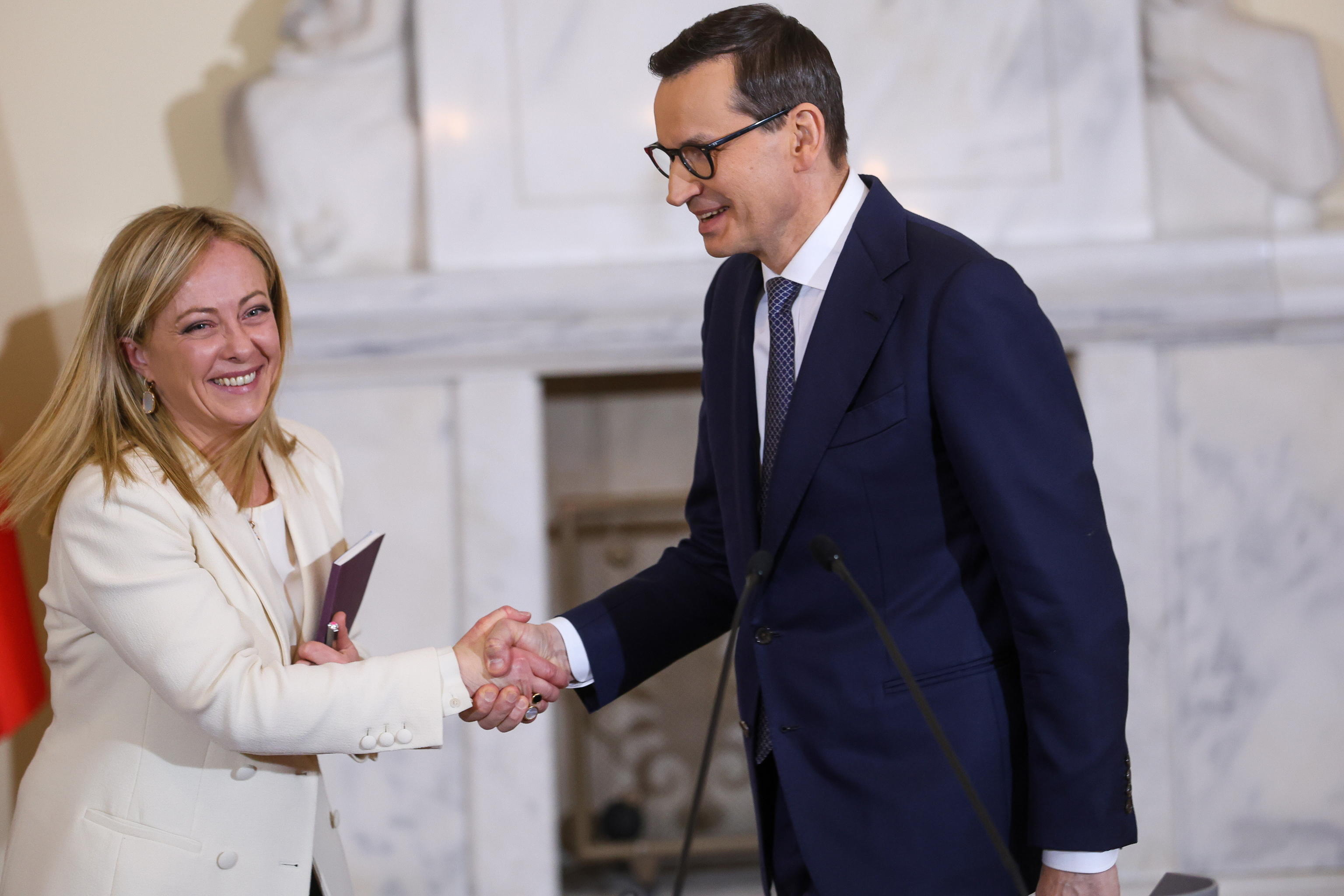 meloni Morawiecki