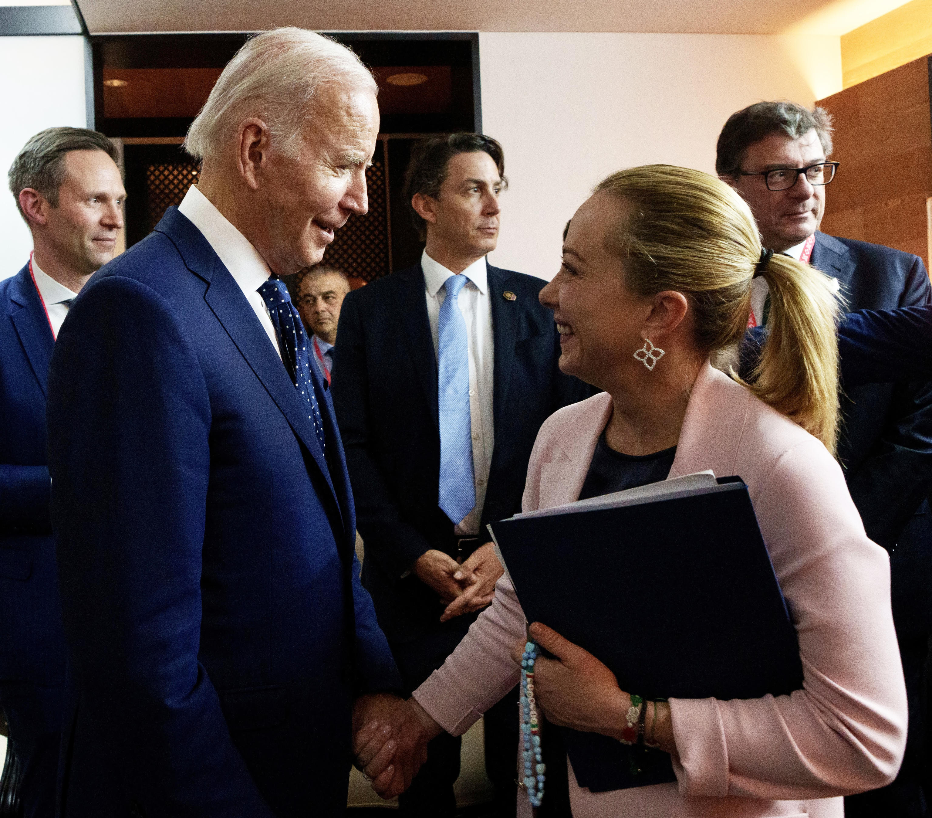 MELONI BIDEN
