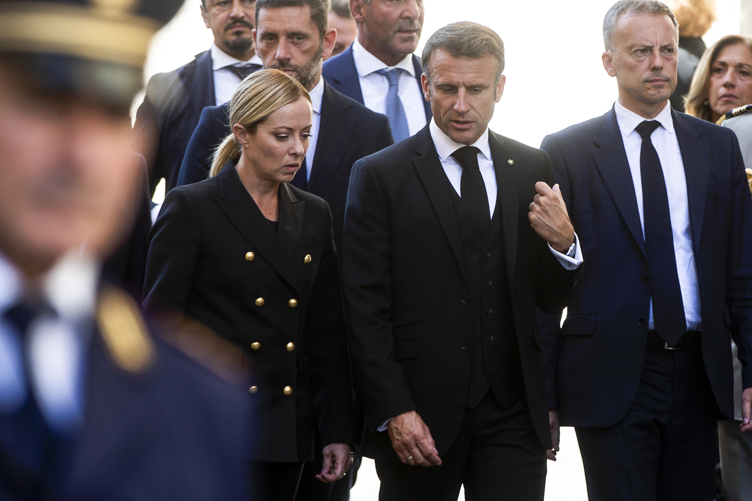 meloni macron