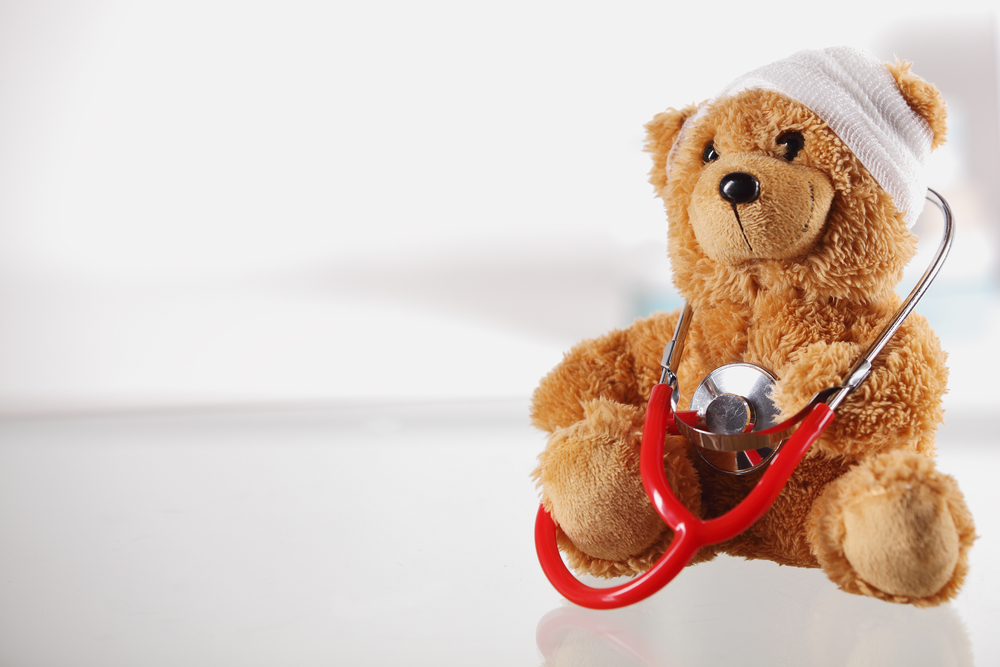 ORSACCHIOTTO PELUCHE MEDICINA CURA BAMBINI