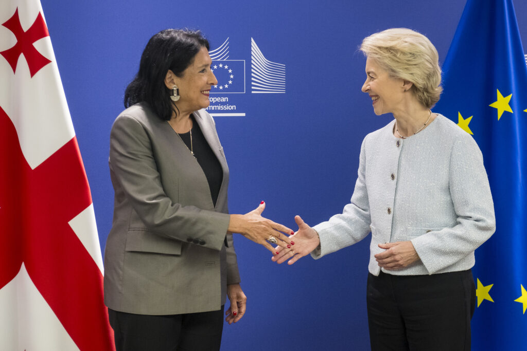 Zourabichvili von der leyen georgia ue russia